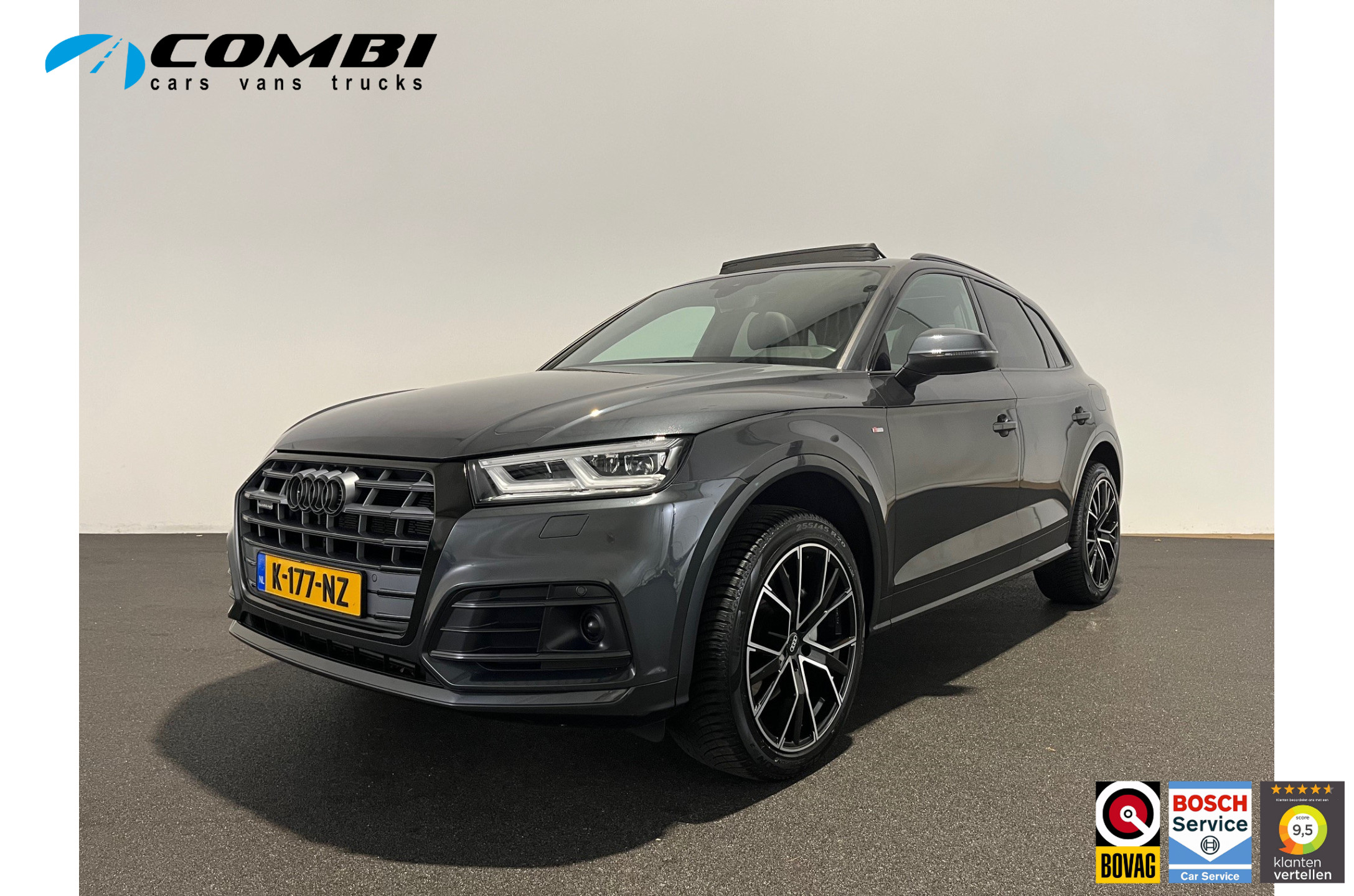 Audi Q5 50 TFSI e quattro S line edition > 300pk/S-line/Pano.schuif/Trekhaak/20inch/Camera...