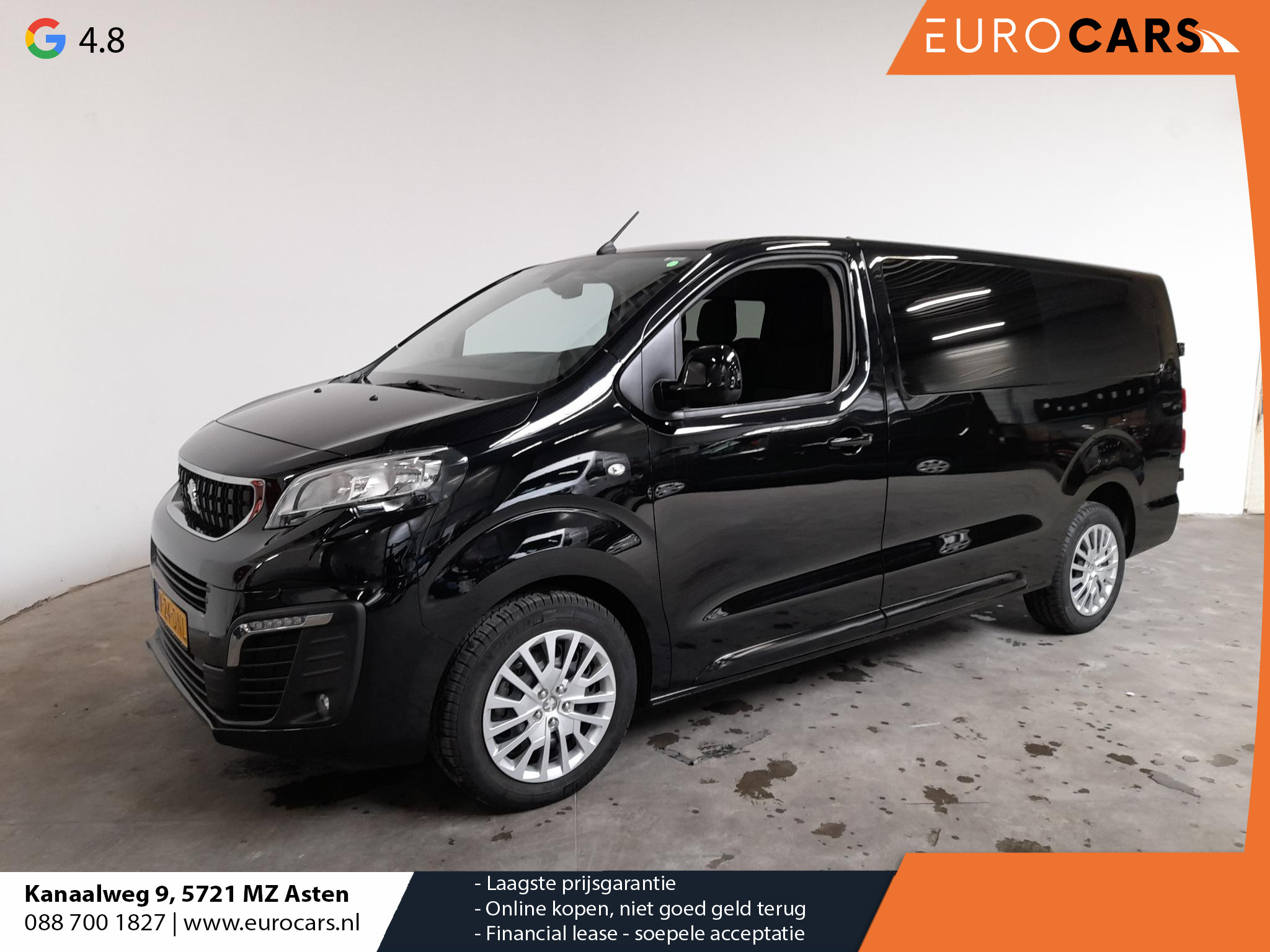 Peugeot Expert 2.0 BlueHDI 180 Long Premium Dubbele Cabine Aut. Airco Bluetooth LM Velgen Look pakket