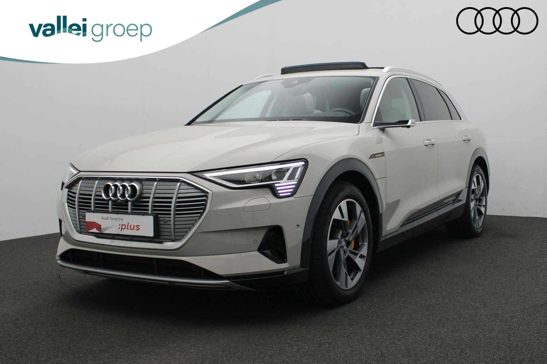 Audi e-tron e-tron 55 quattro advanced 95 kWh 360PK | Pano | Trekhaak | Leer | Matrix LED | HUD | 360 camera | Virtual Mirrors | Keyless | 20 inch | Softclose