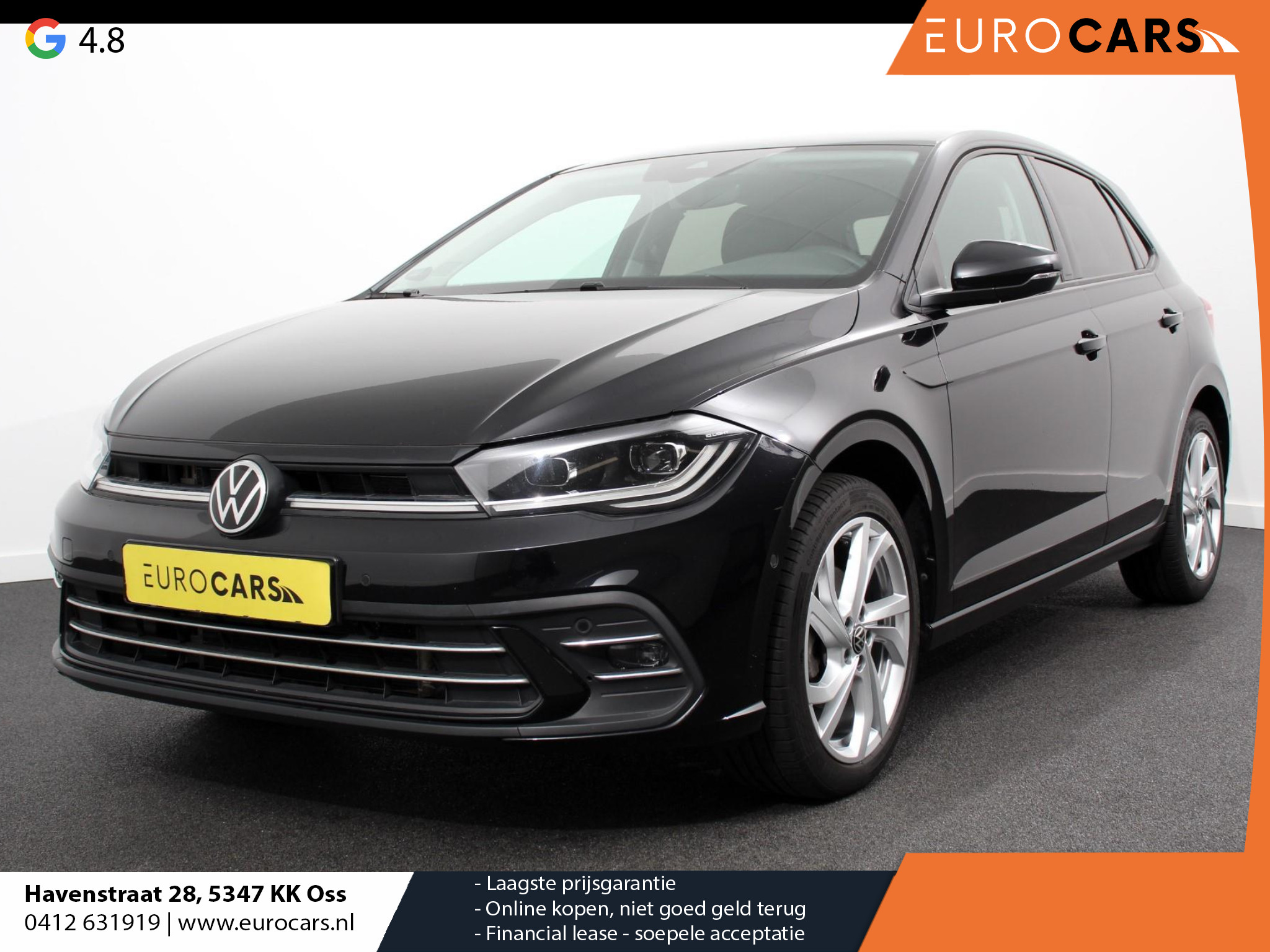 Volkswagen Polo 1.0 TSI 110pk DSG Style | Navigatie | Apple Carplay/Android Auto | Parkeersensoren | Adaptive Cruise Control | Stoelverwarming | Park Assist | Climate Control | Virtual Cockpit | Getinte ramen