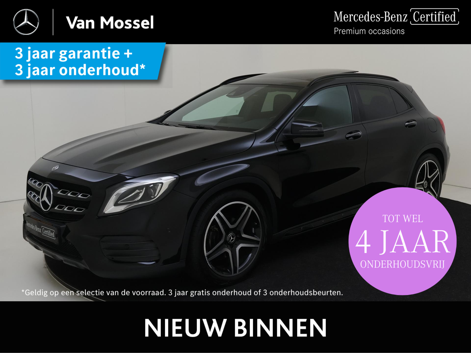 Mercedes-Benz GLA 180 Business Solution /AMG /Panoramadak / Night pakket/ Carplay /19 Inch