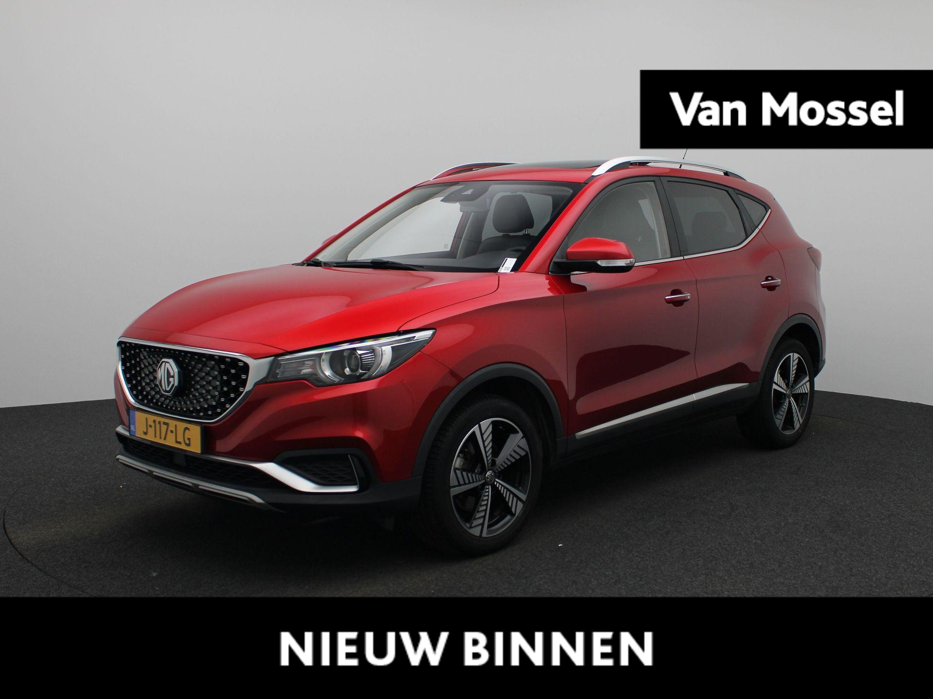 MG ZS-EV Luxury 45 kWh PANORAMADAK | LEDEREN BEKLEDING | ELEKTRISCHE STOEL | NAVIGATIE | CAMERA | STOELVERWARMING | DAB | ADAPTIEVE CRUISE |