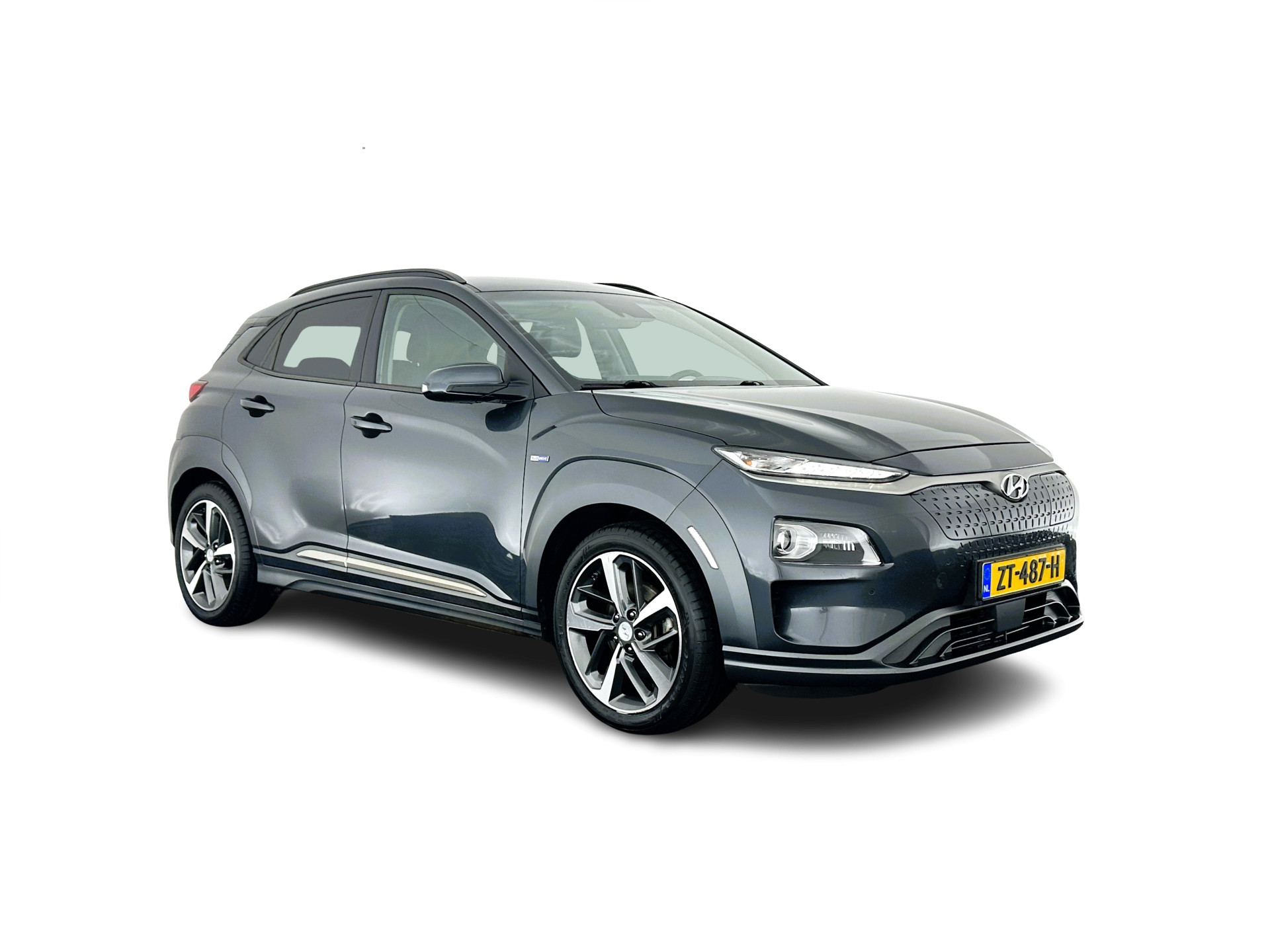 Hyundai Kona EV Premium 64 kWh (INCL-BTW) *FULL-LEATHER | HEAD-UP | FULL-LED | NAVI-FULLMAP | DAB | ADAPTIVE-CRUISE | KRELL-AUDIO | KEYLESS | CAMERA | BLIND-SPOT | LANE-ASSIST | VIRTUAL-COCKPIT | TOWBAR | COMFORT-SEATS | 1