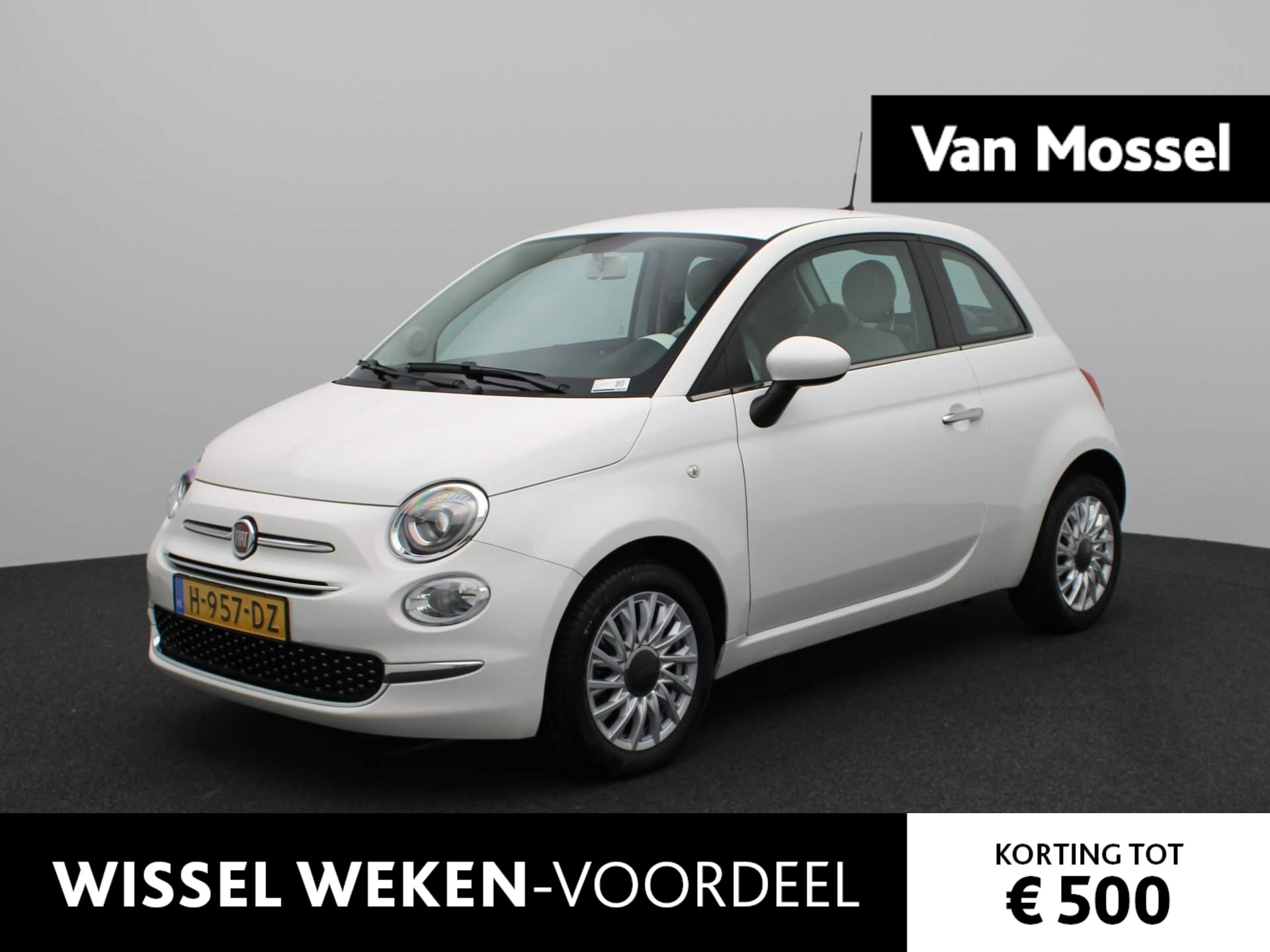 Fiat 500 1.2 Lounge | Automaat | Apple Carplay / Android Auto | Bluetooth Telefonie | Cruise Control | 15'' Lichtmetalen Velgen |