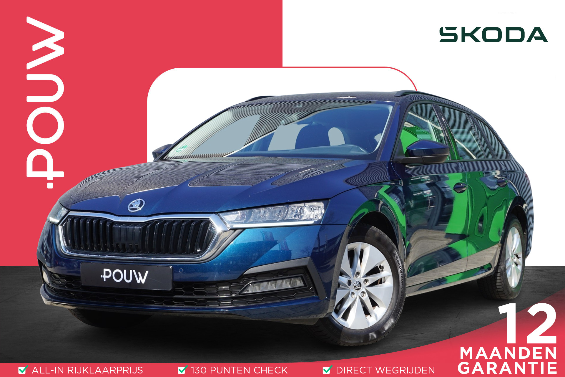 Škoda Octavia Combi 1.0 e-TSI 110pk DSG Business Edition | Trekhaak Wegklapbaar | SmartLink | Drive Mode Select | Achteruitrijcamera