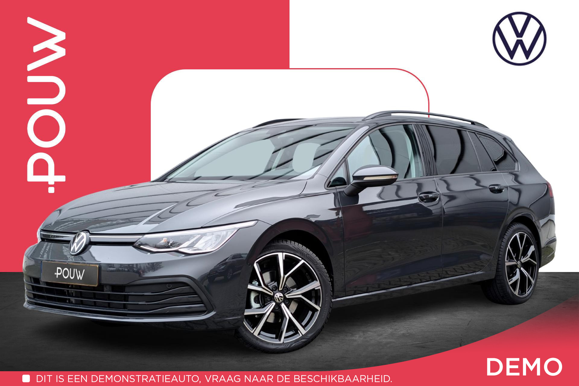 Volkswagen Golf Variant 1.0 eTSI 110pk DSG Life Business | Trekhaak Afneembaar | Getint Glas | 17" Velgen