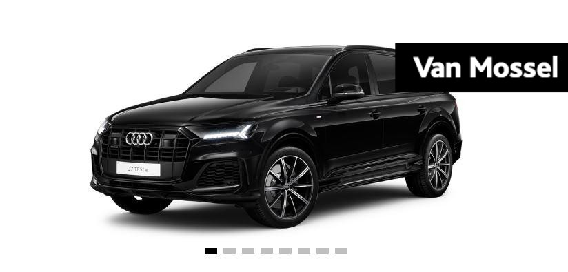 Audi Q7 55 TFSI e quattro Pro Line S 381 PK | S-line | Automaat | Navigatie | 360 Camera | Trekhaak | Softclose | Adaptive Cruise Control | B&O Sound | Stoelverwarming | Virtual Cockpit | LED Matrix | Lichtmetalen velgen | Privacy glass |