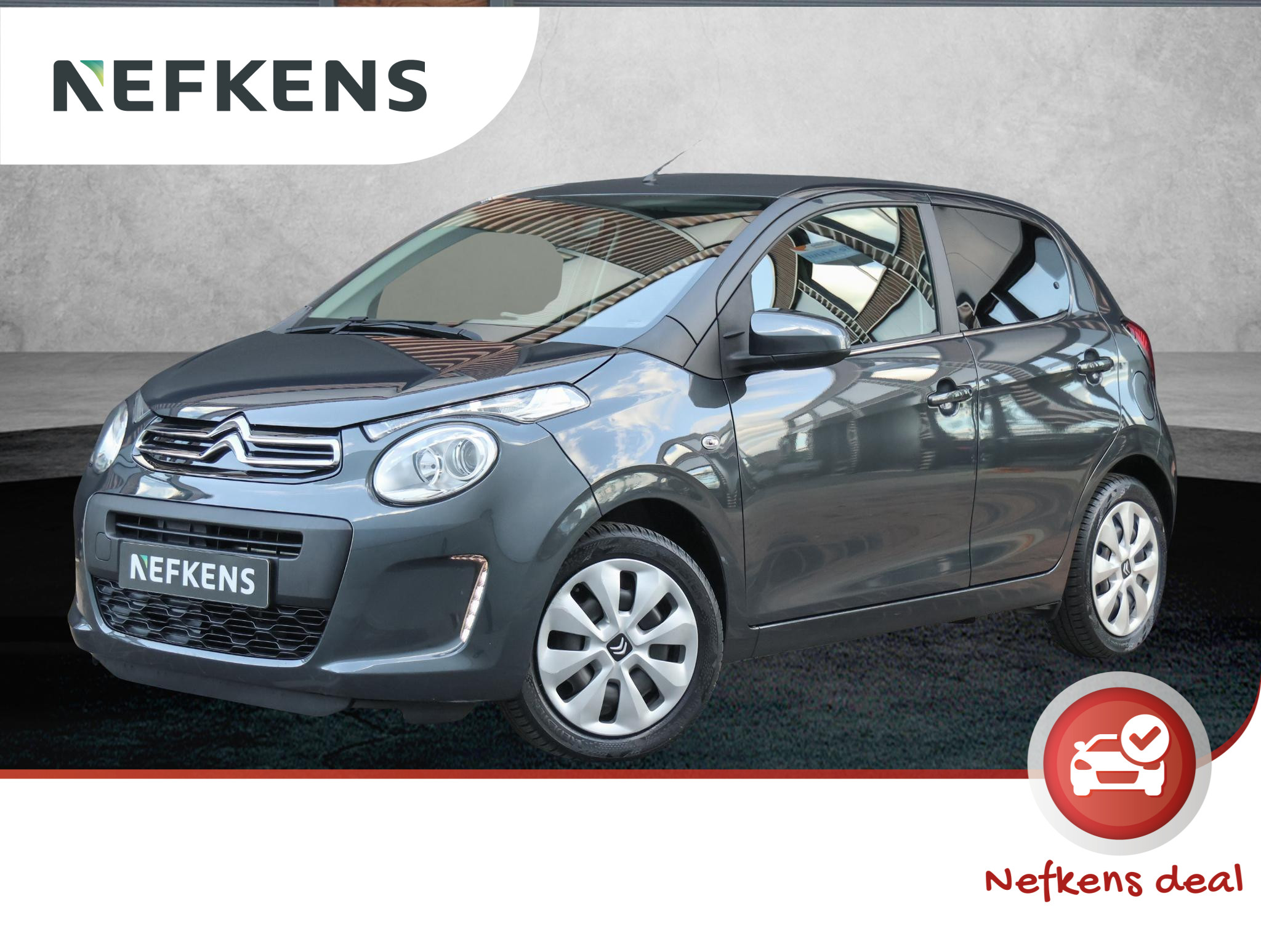 Citroën C1 1.0 VTi Feel (2de eig./LED/Airco/Isofix/P.Glass/NL Auto!/GOED ondh.)