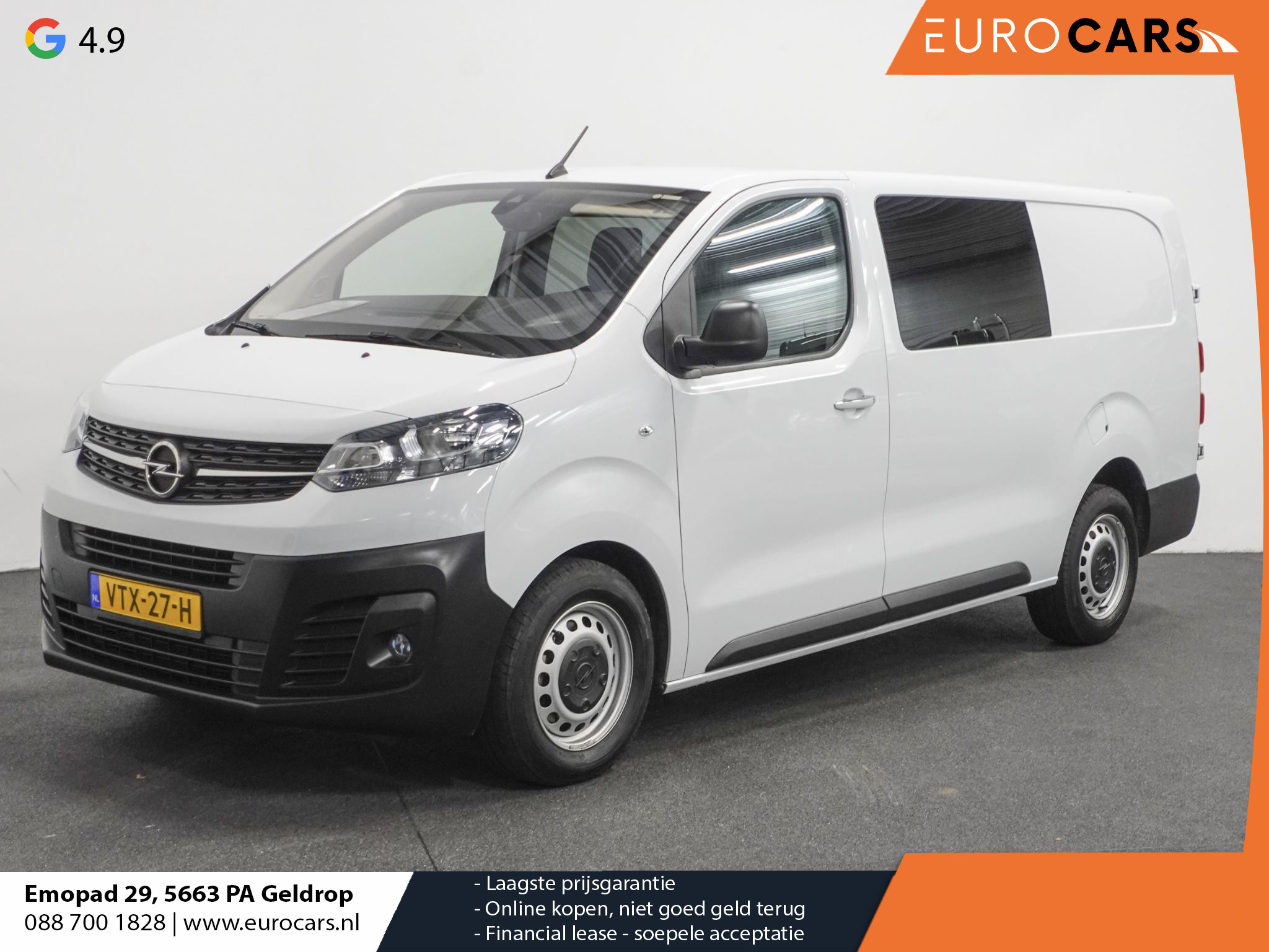 Opel Vivaro 2.0 CDTI L3H1 145pk Dubbele Cabine Edition Navigatie Trekhaak Cruise control Airco