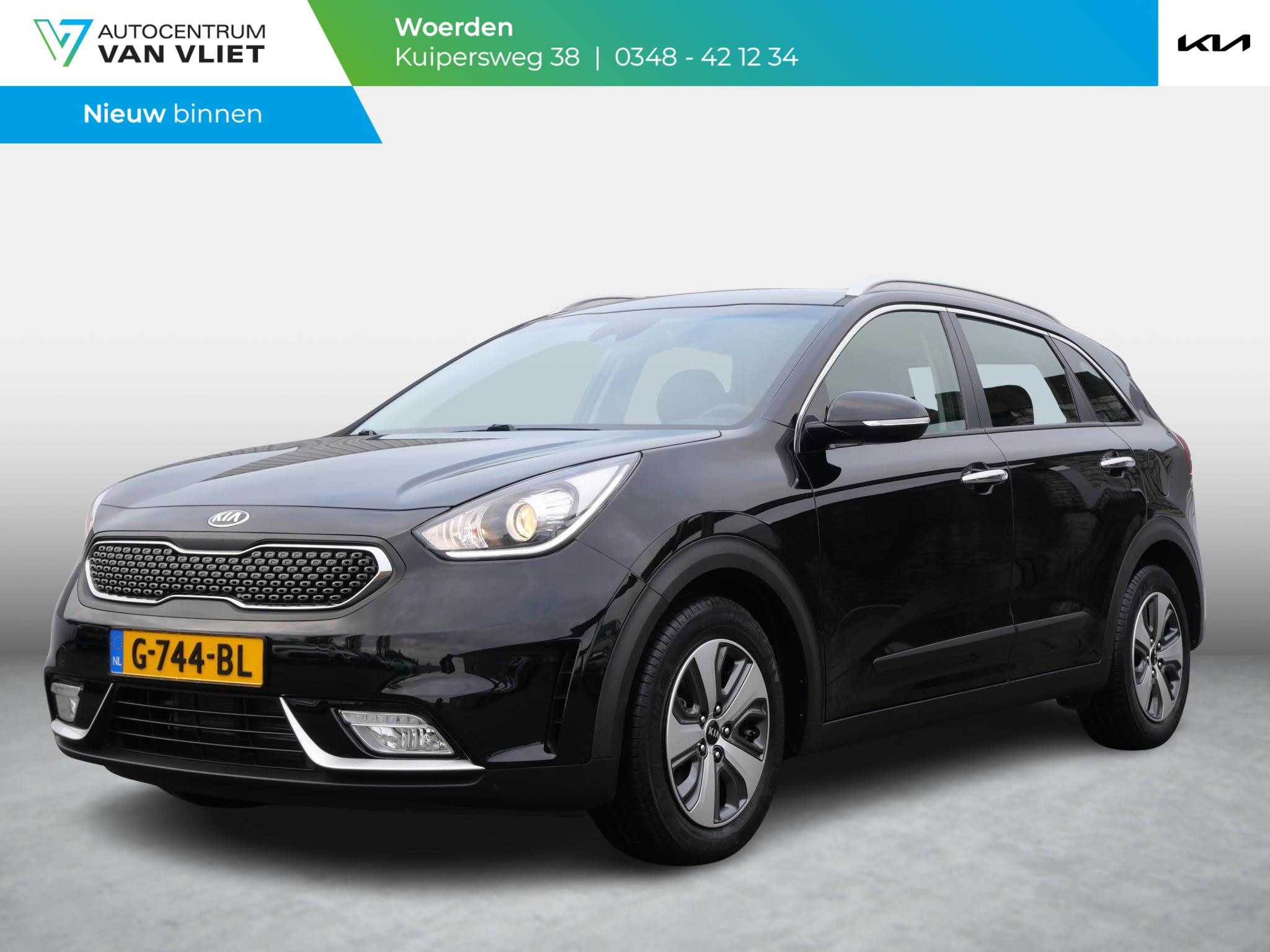 Kia Niro 1.6 GDi Hybrid DynamicLine | Achteruitrijcamera | Cruise | Navi | Clima |