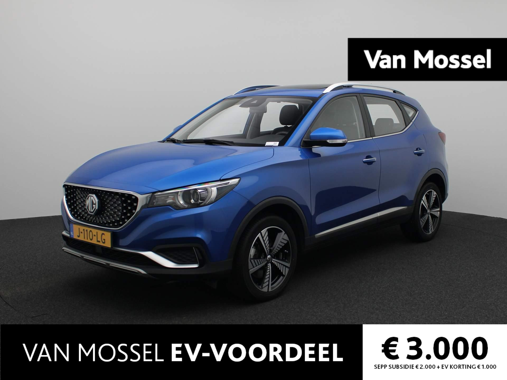 MG ZS-EV Luxury 45 kWh | PANORAMADAK | LEDER | ACHTERUITRIJCAMERA | PARKEERSENSOREN | ADAPTIVE CRUISE CONTROL | LANE ASSIST | STOELVERWARMING | AIRCO |