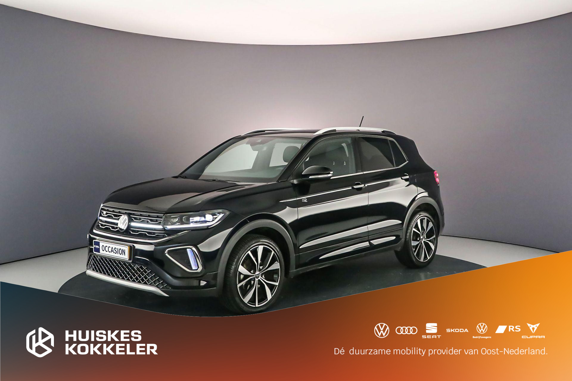 Volkswagen T-Cross R-Line 1.0 TSI 115pk DSG Automaat Achteruitrijcamera, Navigatie, Adaptive cruise control, LED matrix koplampen, Stoelverwarming, Parkeersensoren, App connect