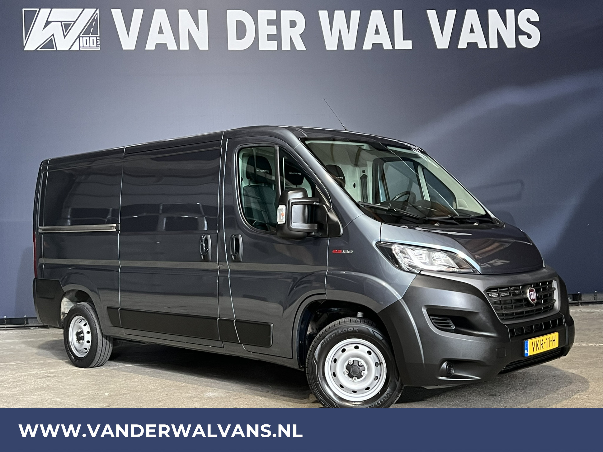 Fiat Ducato 2.3 MultiJet 120pk L2H1 inrichting Euro6 Airco | Navigatie | Camera | 2500kg Trekhaak Cruisecontrol, Bijrijdersbank