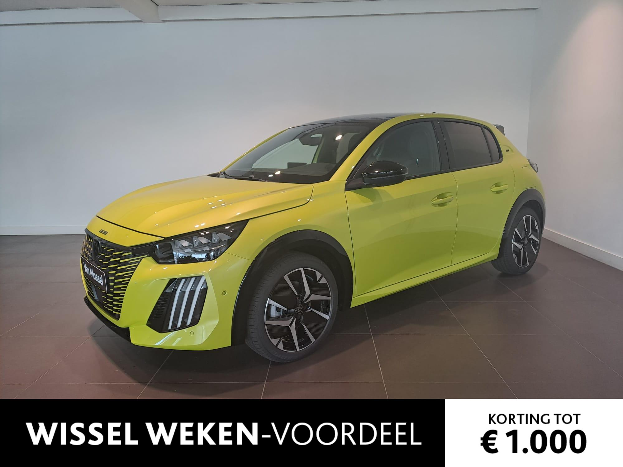 Peugeot 208 Hybrid 100 e-DCS6 GT GLAZEN DAK | PACK DRIVE ASSIST | PRIJS INCLUSIEF INRUILPREMIE