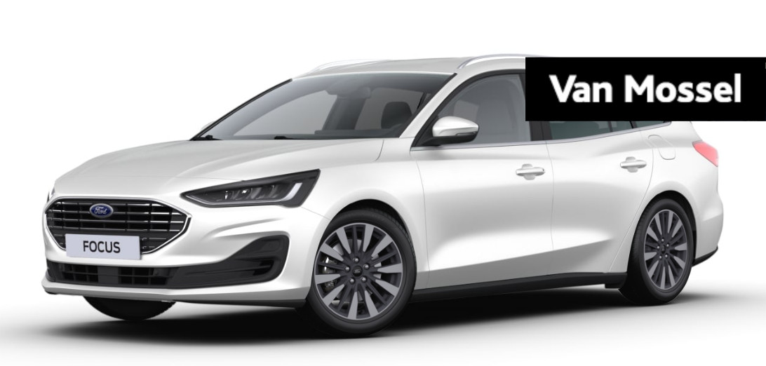 Ford Focus Wagon 1.0 EcoBoost Hybrid Titanium X NU MET €1.500,00 KORTING!! | TITANIUM X | FROZEN WHITE |