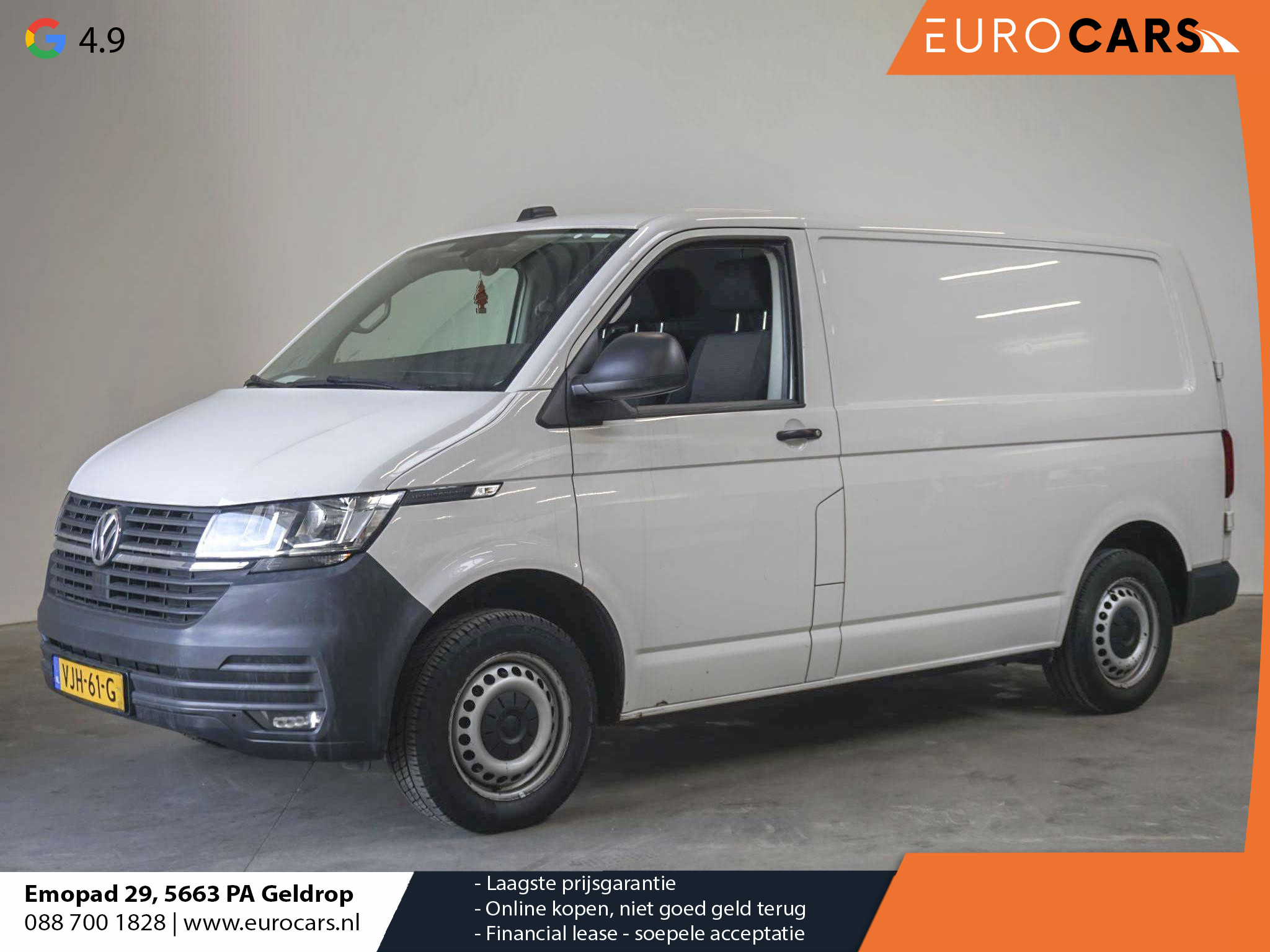 Volkswagen Transporter 2.0 TDI L1H1 26 Airco Navigatie App-Connect Cruise Control Parkeersensoren