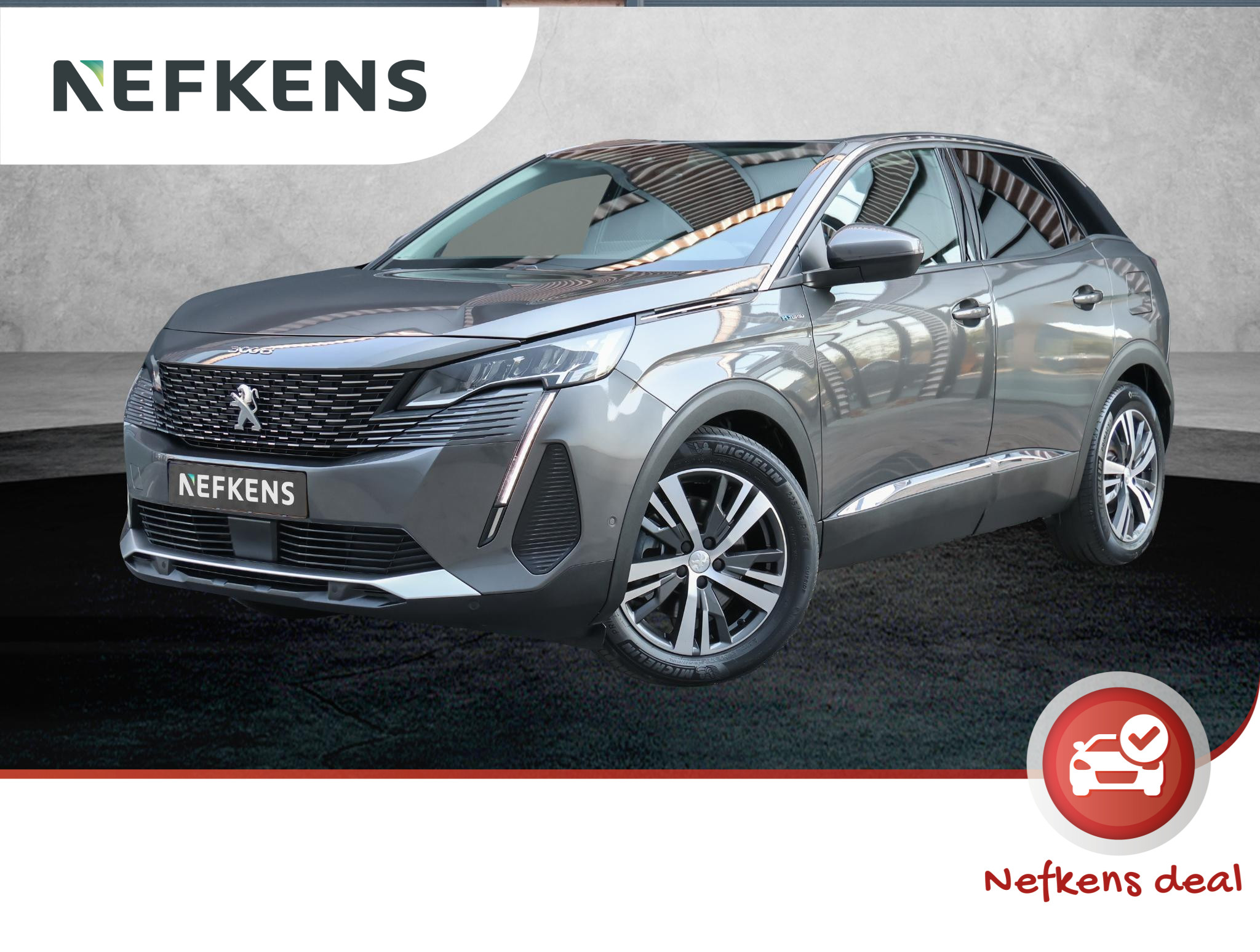 Peugeot 3008 1.6 HYbrid 225 Allure Pack Business (AUTOM./1ste eig./Camera/Climate/Cruise/FULL LED/AppleCarPlay)