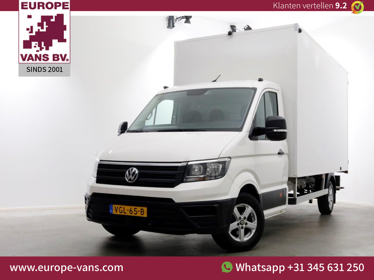 Volkswagen Crafter 35 2.0 TDI Bakwagen met achterdeuren en zijdeur 09-2020