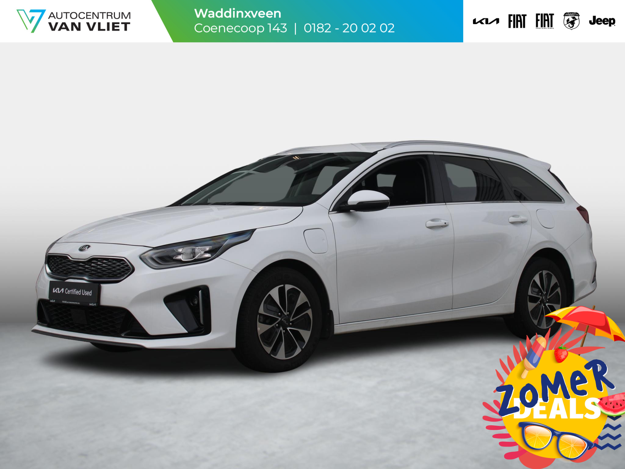 Kia Ceed Sportswagon 1.6 GDI PHEV DynamicPlusLine | LED | Adapt. Cruise | Stoel-/Stuurverwarming | Dodehoekdetectie | Clima | Carplay