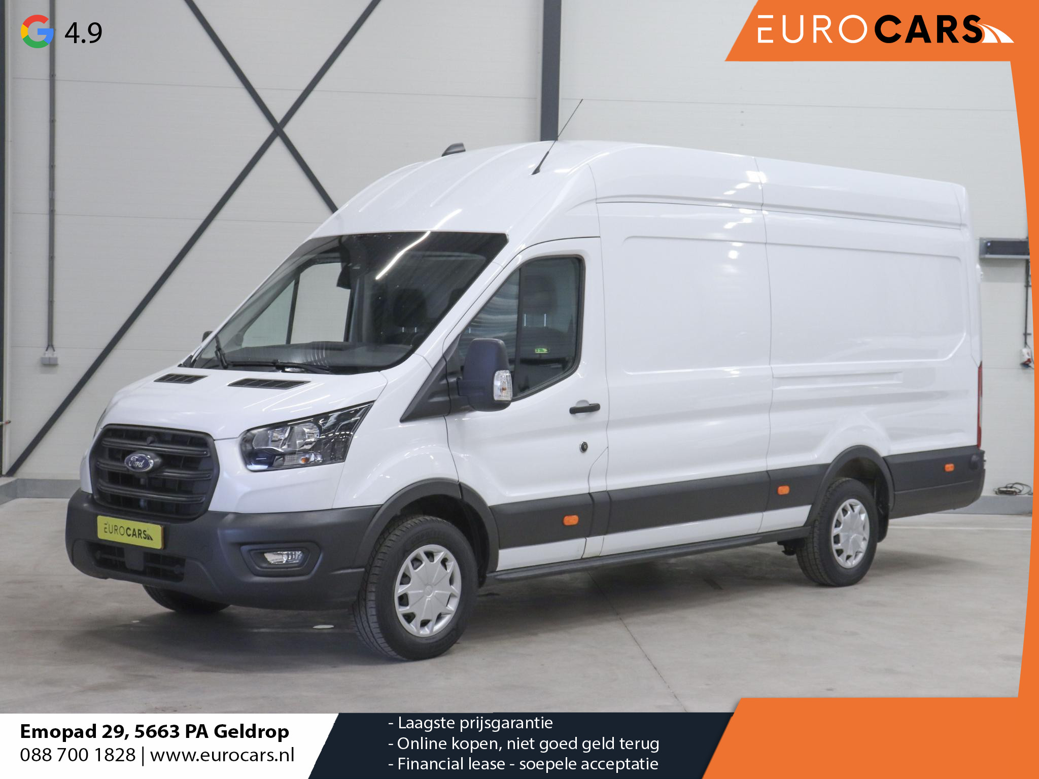 Ford Transit 350 2.0 TDCI 170pk L4H3 Automaat Maxi Navigatie Apple Carplay/ Android Auto Camera Parkeersensoren Cruise Control Airco