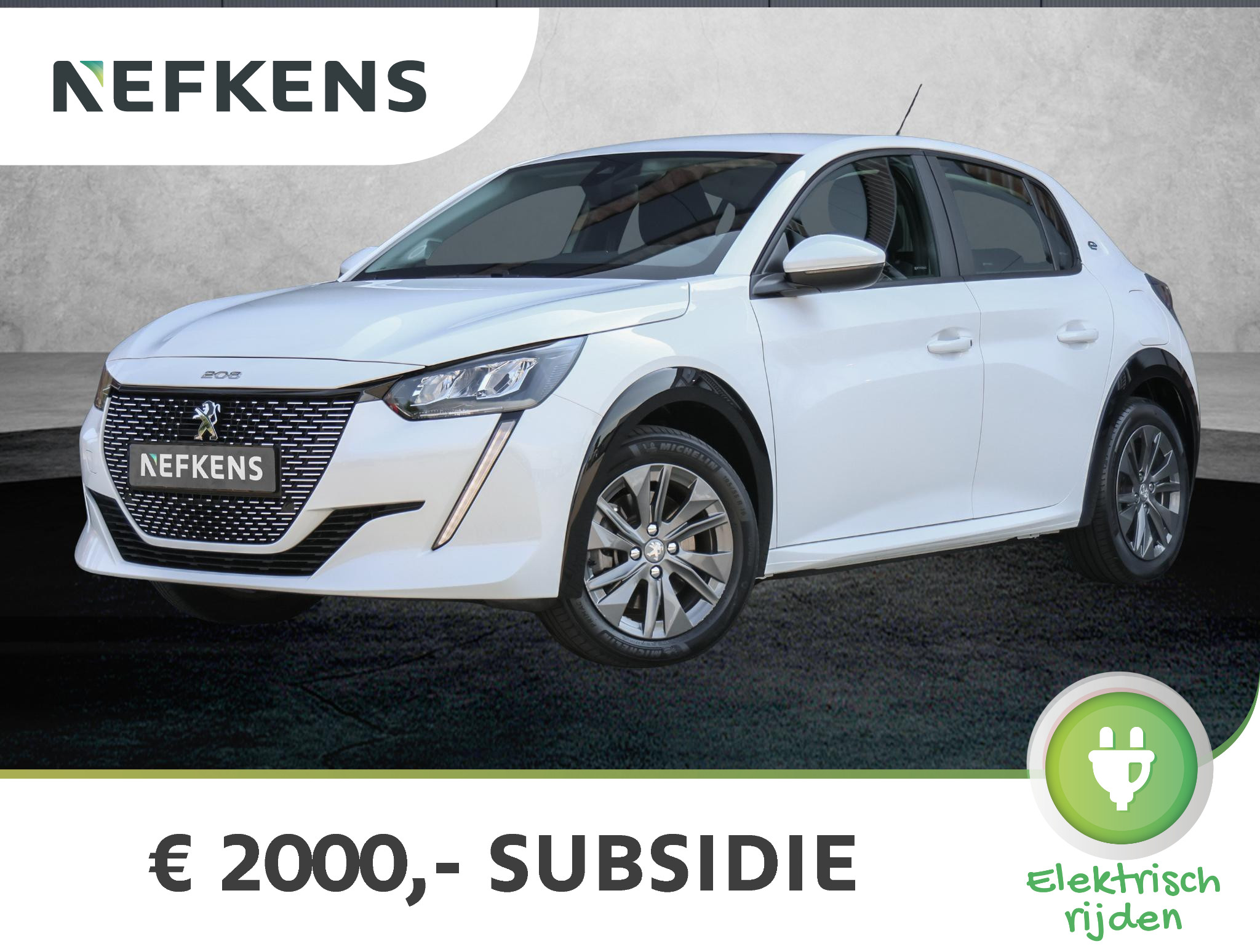 Peugeot e-208 50kWh Active Pack (AppleCarPlay/Climate/PRIJS ex. 2.000 SUBSIDIE!!/PDC/LED/Keyless)