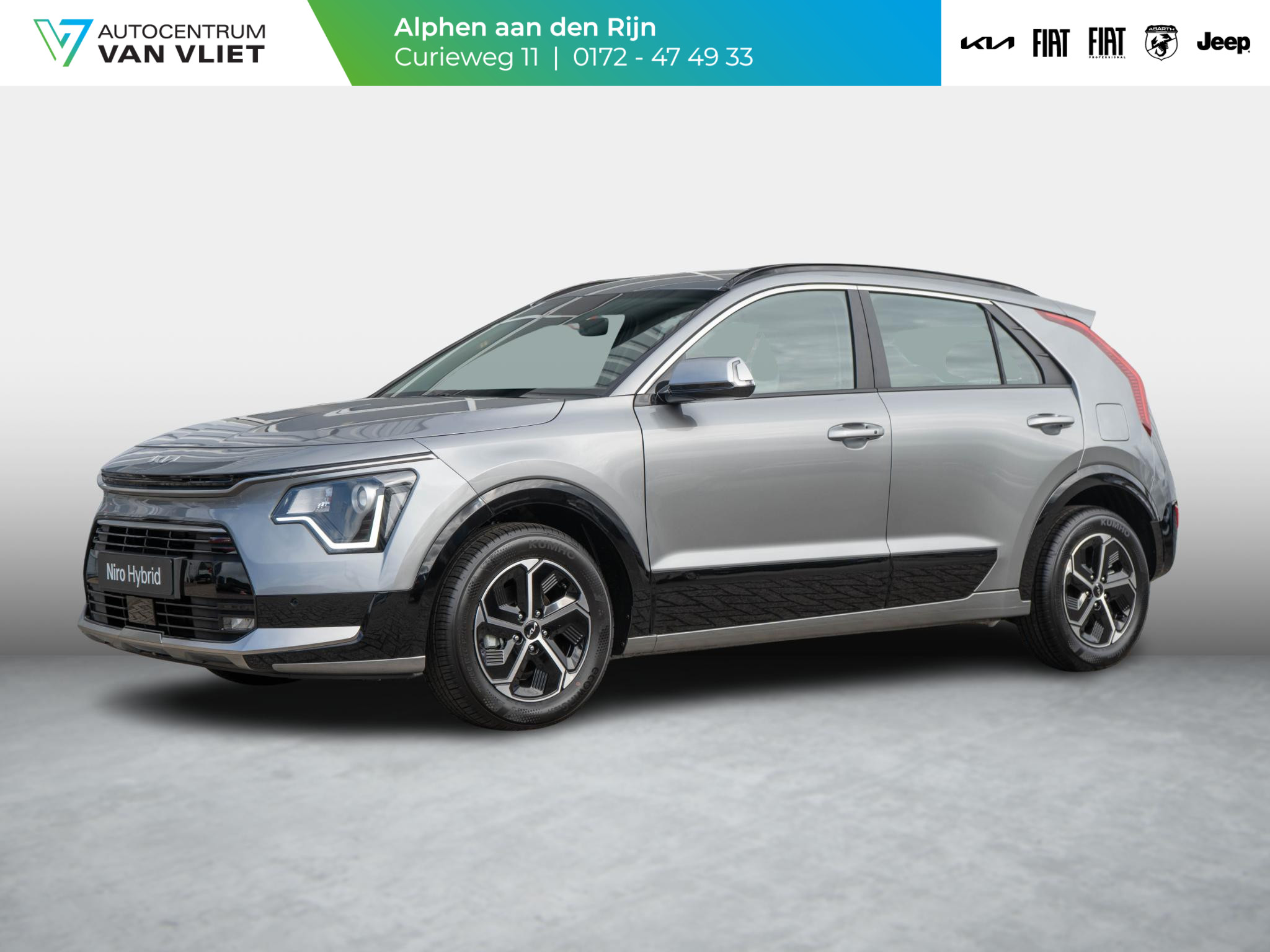 Kia Niro 1.6 GDi Hybrid DynamicLine | Op Voorraad | Direct leverbaar! | Navigatie | Carplay | Adapt. Cruise | Climate | Keyless | Camera | Bestelbaar | Snel leverbaar