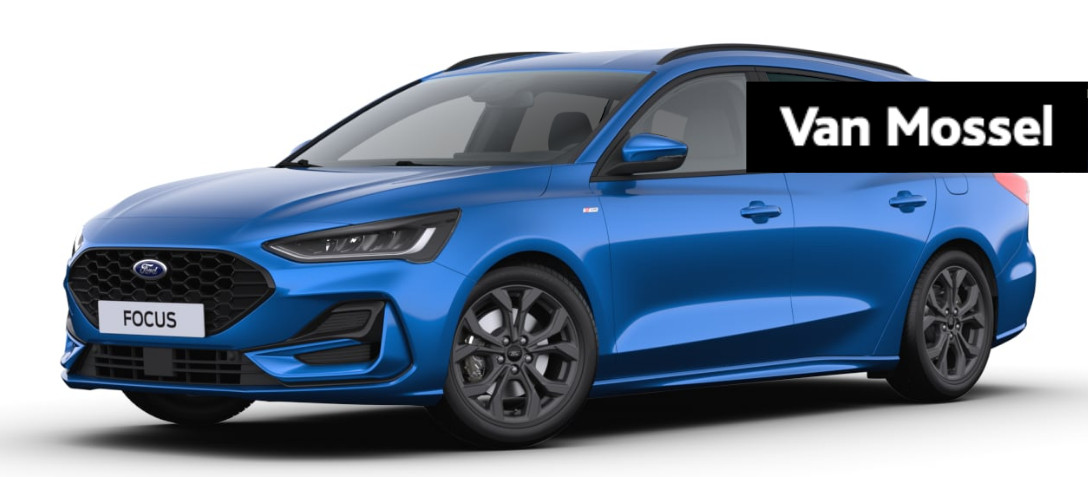 Ford Focus Wagon 1.0 EcoBoost Hybrid ST Line X | NU MET €1.500,00 KORTING!! | HANDGESCHAKELD | 125 PK | WAGON | DESERT ISLAND BLUE |