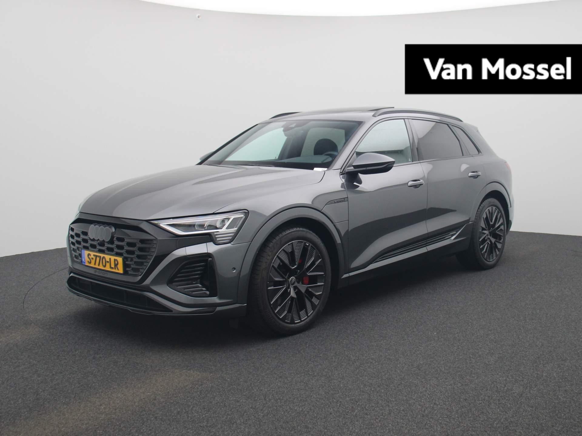 Audi Q8 e-tron 50 quattro S Edition 95 kWh 340 PK | S-line | Panoramadak | Adaptive Cruise Control | Stoelverwarming | Lichtmetalen velgen | Climate Control | Getint glas | Elektrische kofferklep |