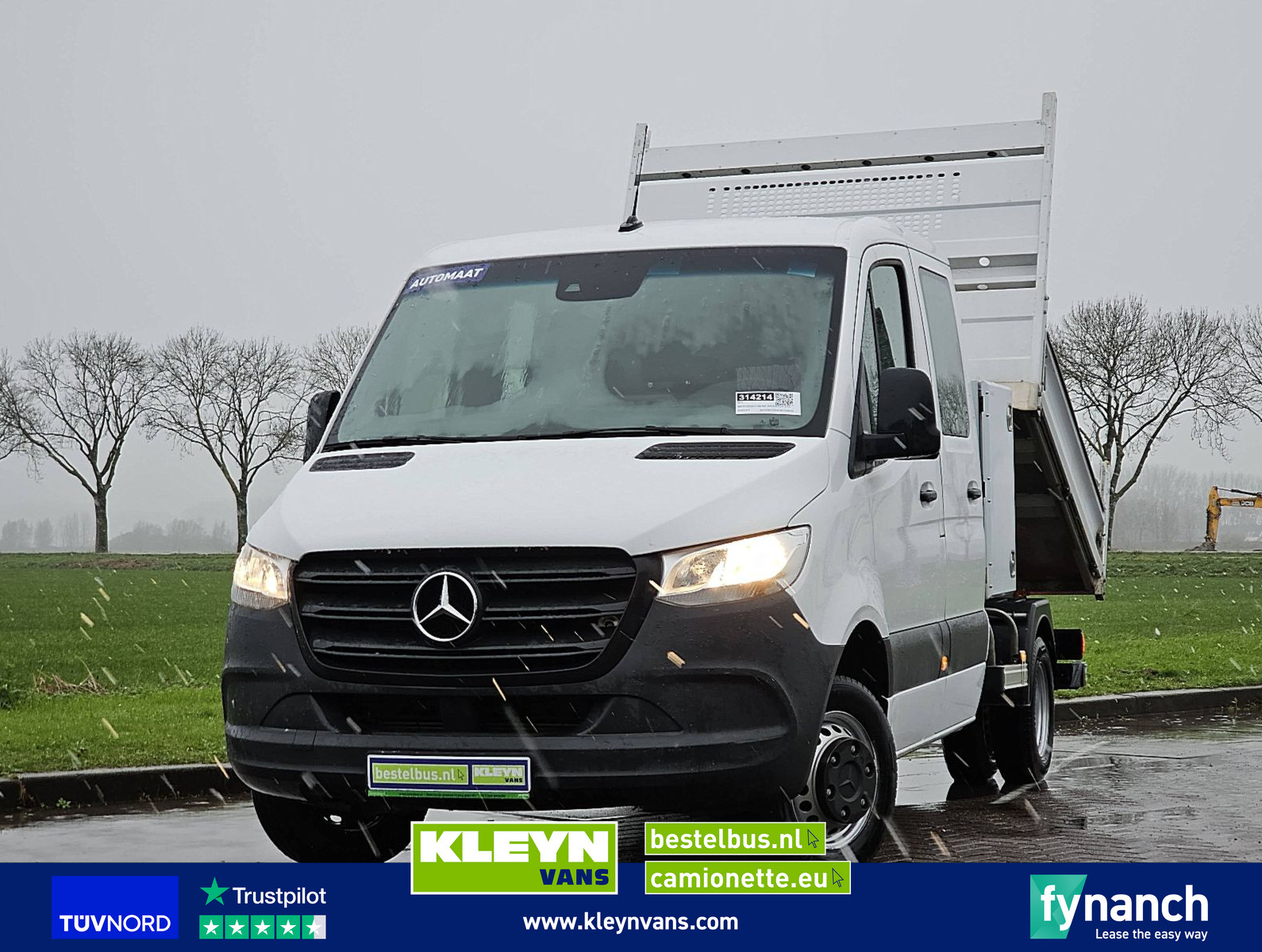 Mercedes-Benz Sprinter 514 dub.cab. kipper ac!