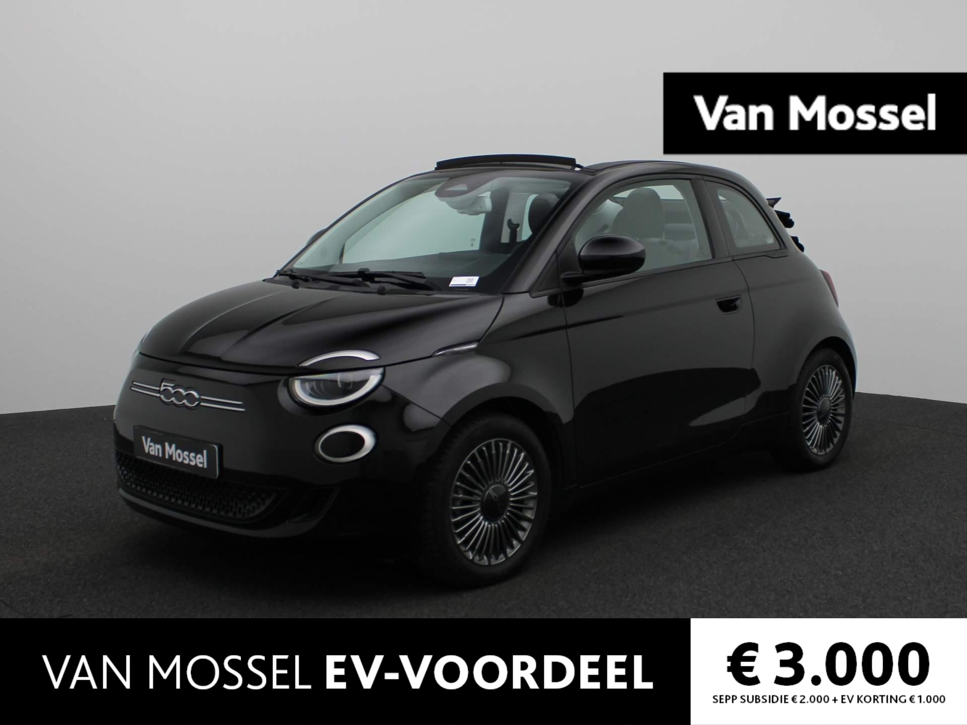 Fiat 500e C Icon 42 kWh | €2000,- Overheidssubsidie | Navi | ECC | PDC | LMV | LED |