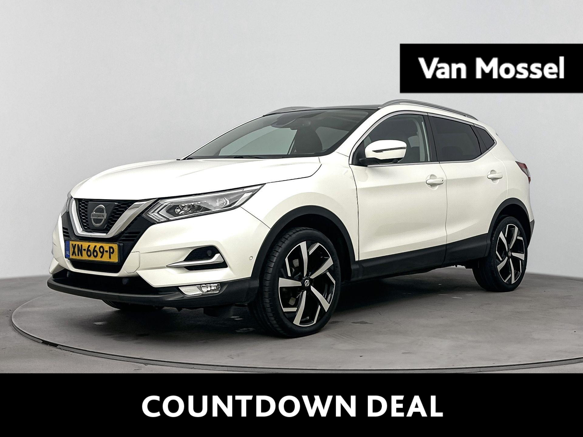 Nissan QASHQAI 1.2 Tekna 115pk | Navigatie | Panoramadak | 360 graden camera | Half-Leder | NL-auto | 1e Eigenaar