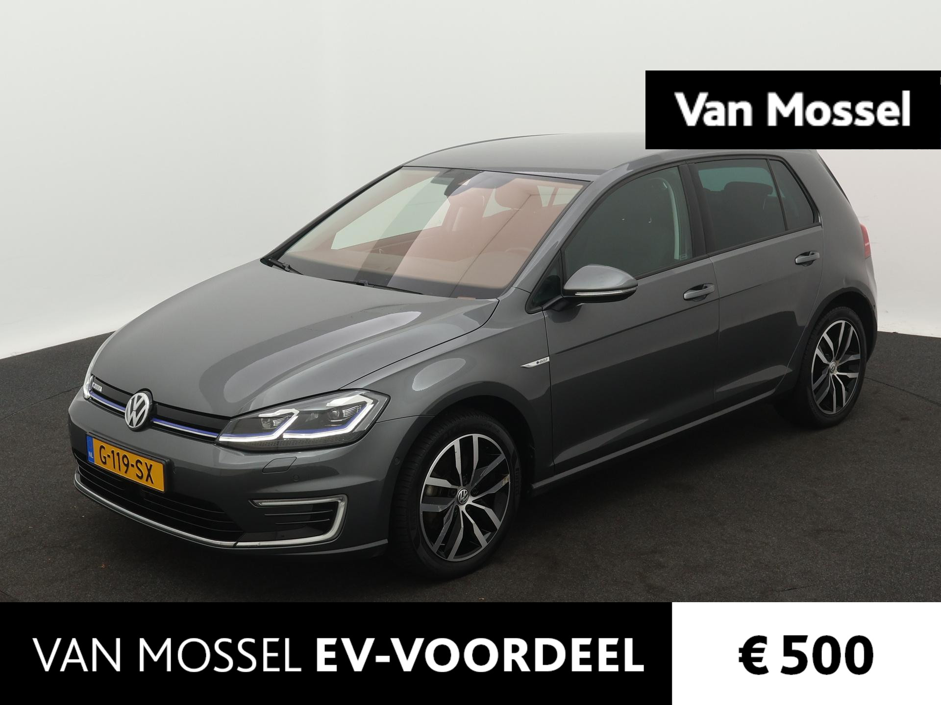 Volkswagen e-Golf E-DITION 163 PK | Automaat | Camera | Navigatie | Warmtepomp | Stoelverwarming | Keyless | Apple Carplay | Android Auto | Adaptive Cruise Control | Digital Cockpit | Climate Control | LED |