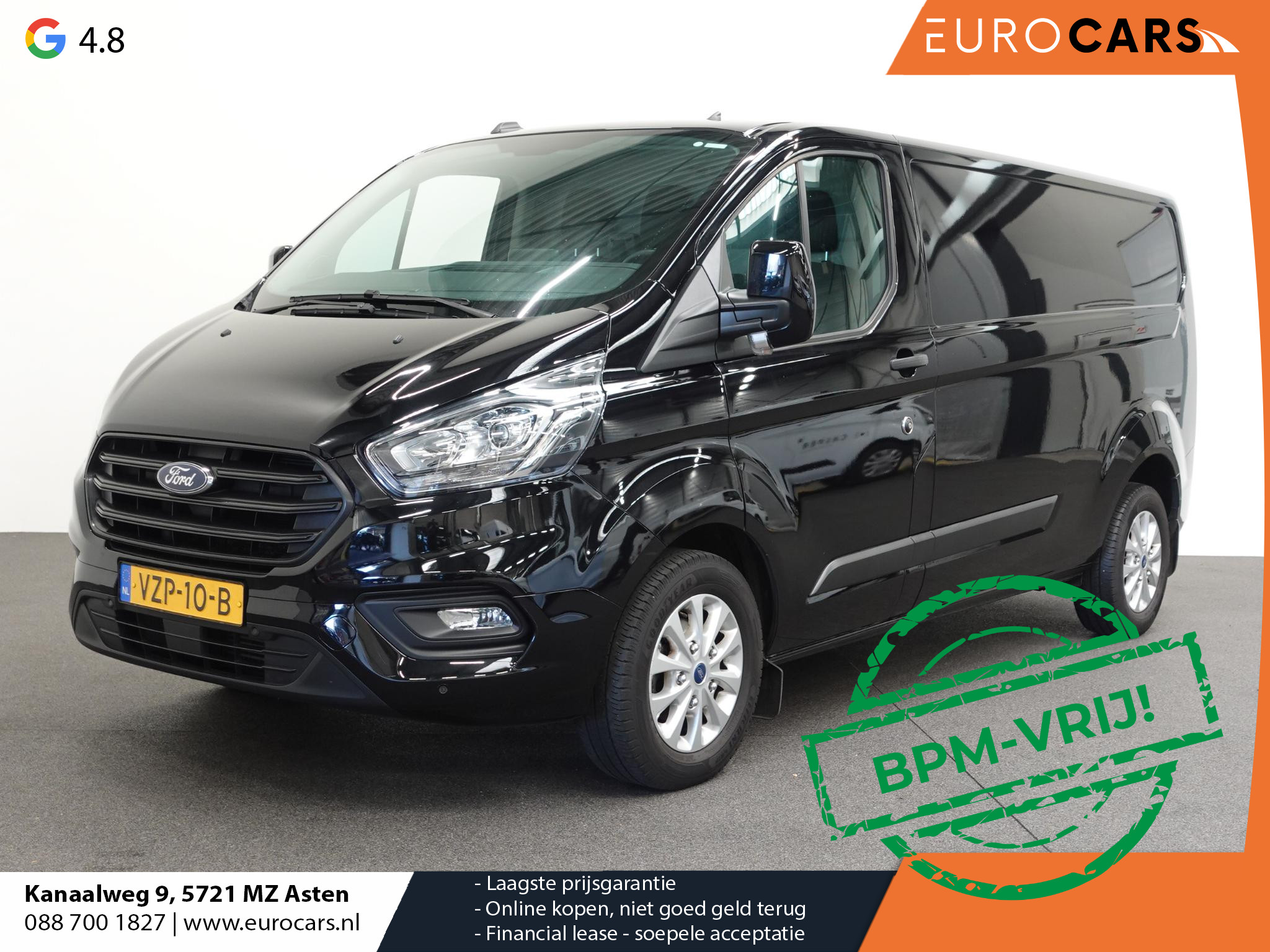 Ford Transit Custom 300 2.0 TDCI L2H1 Trend Automaat Airco Navi Cruisecontrol Camera Parkeersensoren Trekhaak