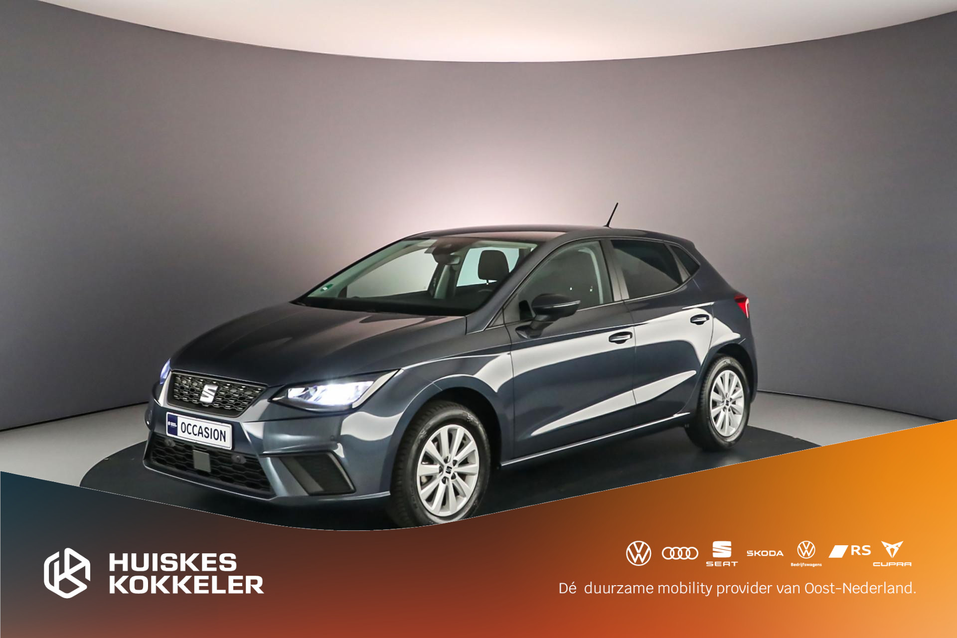 SEAT Ibiza Style Business Connect 1.0 TSI 95pk Parkeersensoren, Airco, DAB, Cruise control, Radio, Bluetooth, App connect, LED koplampen