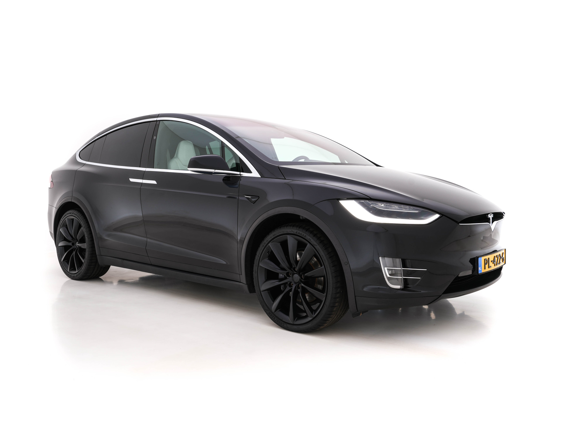 Tesla Model X 100D [ 7-Pers. ] [ 3-Fase ] *AUTO-PILOT | FULL-LEATHER | TOWBAR | NAVI-FULLMAP | FULL-LED | AIR-SUSPENSION | DIGI-COCKPIT | KEYLESS | CAMERA | DAB+ | COMFORT-SEATS | 22''ALU*