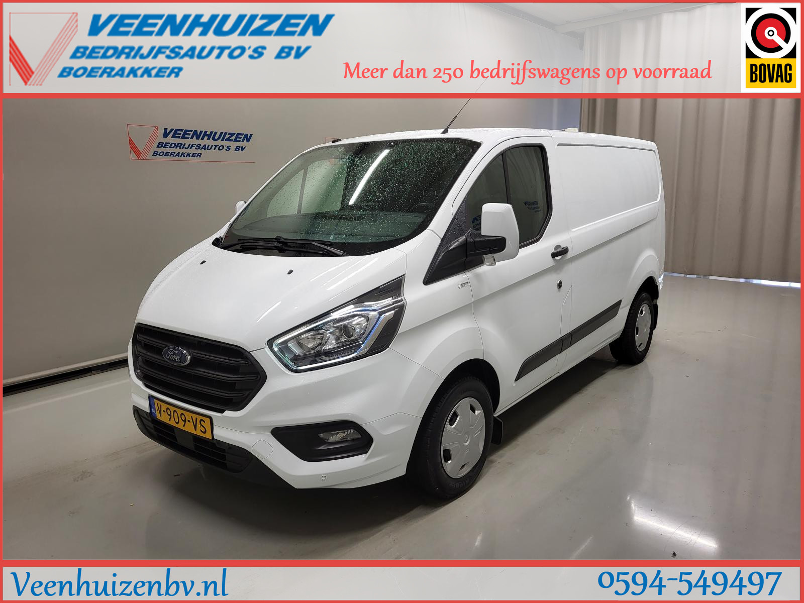 Ford Transit Custom 2.0TDCI Airco Euro 6!