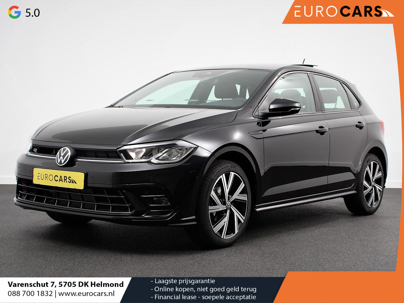 Volkswagen Polo 1.0 TSI DSG R-Line Demo Navigatie Apple Carplay/Android Auto Panoramadak Parkeersensoren Camera Blind Spot Assist Adaptive Cruise Control Climate Control