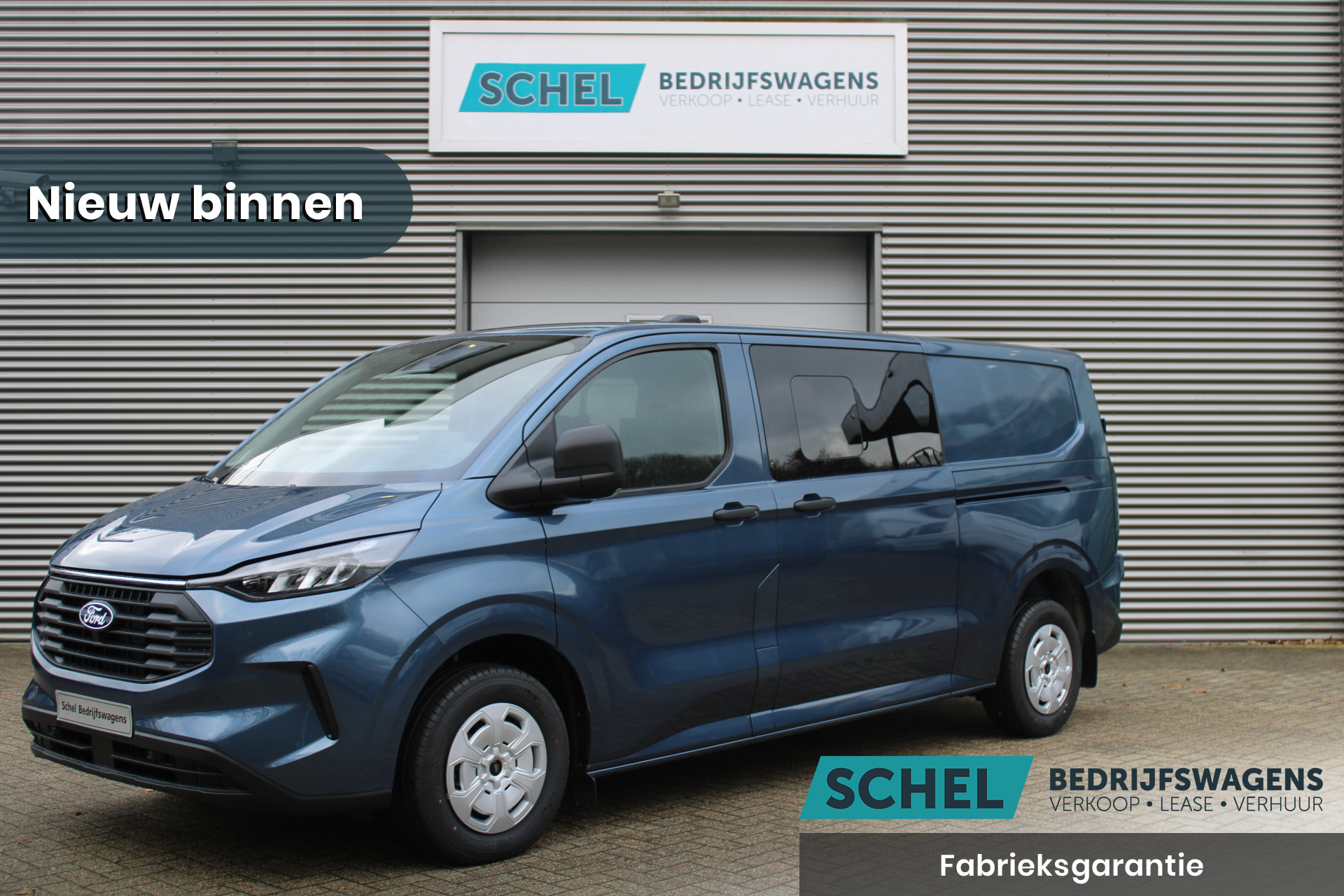 Ford Transit Custom 320 2.0 TDCI L2H1 Trend DC 136pk - 2x Schuifdeur - Carplay - Android - Camera - Verwarmd stuur - Trekhaak - LED koplampen - Stoelverwarming - Rijklaar