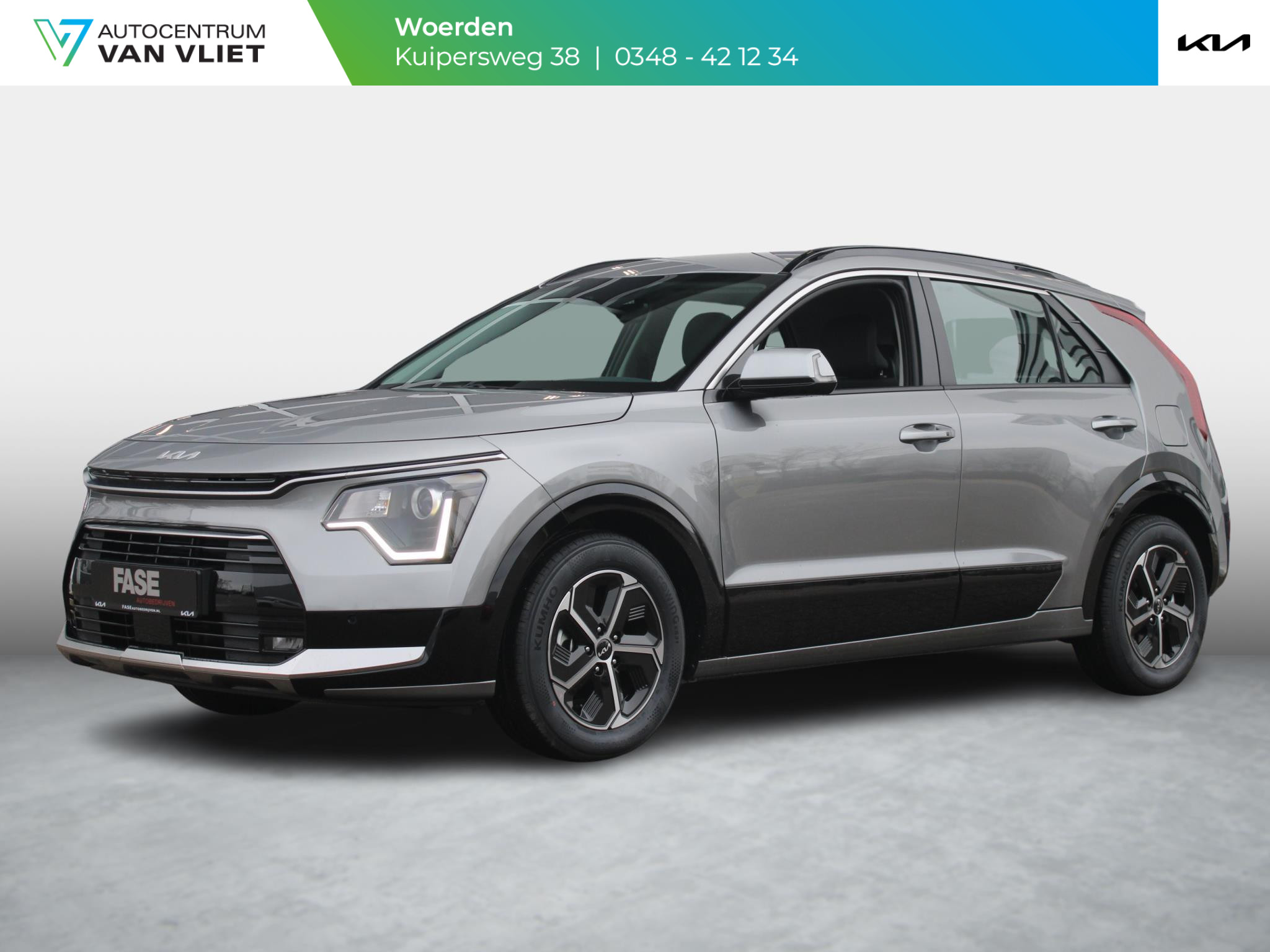 Kia Niro 1.6 GDi Hybrid DynamicLine | Sept leverbaar | Keyless | Adapt. Cruise | LED | Navi | Carplay | Camera