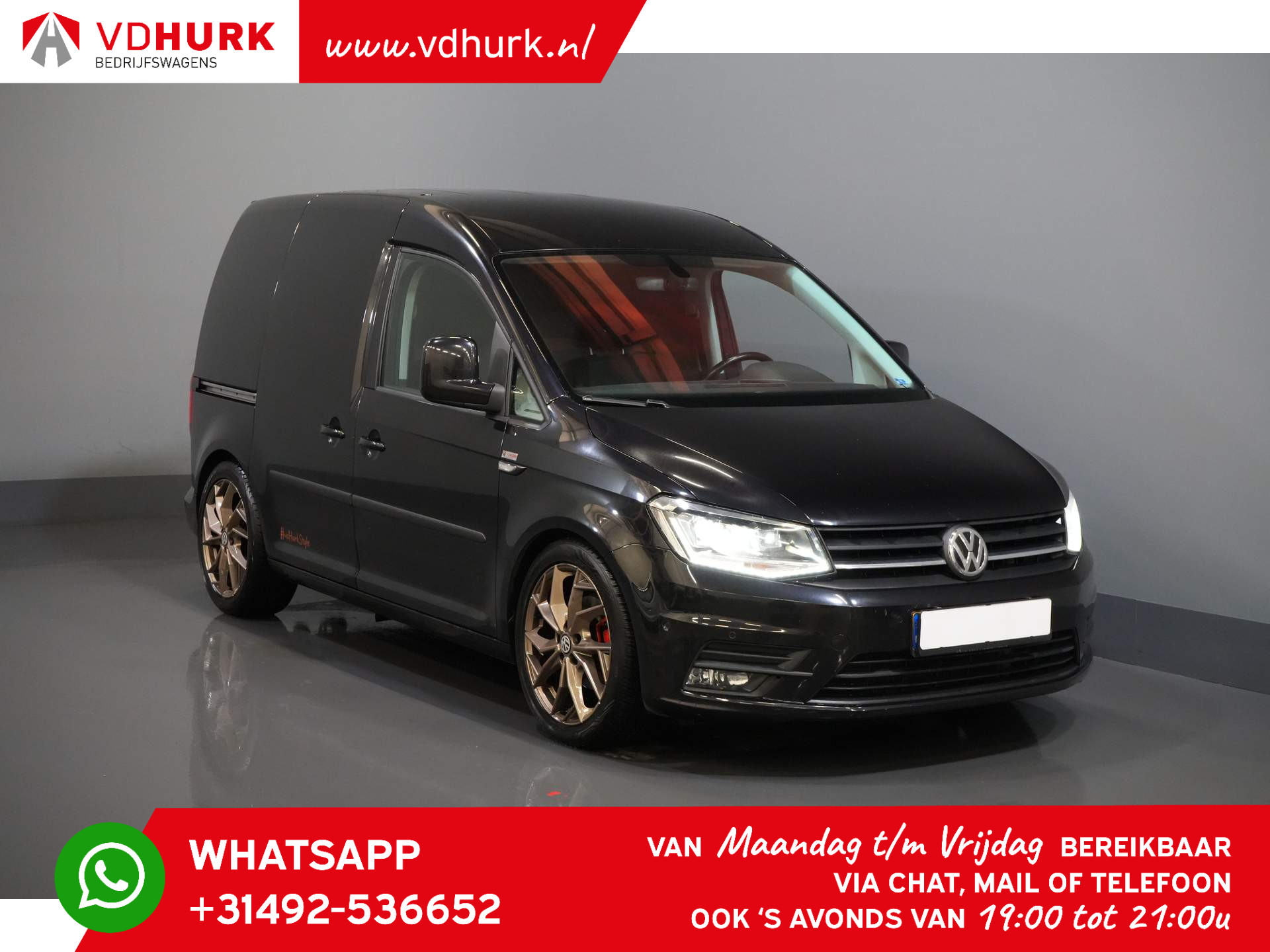 Volkswagen Caddy (DEMO) 2.0 TDI 180 pk Xenon/ 18" LMV/ Verlaagd/ Spoiler/ Adapt.cruise/ Standkachel/ Stoelverw./ Carplay/ PDC/ LMV