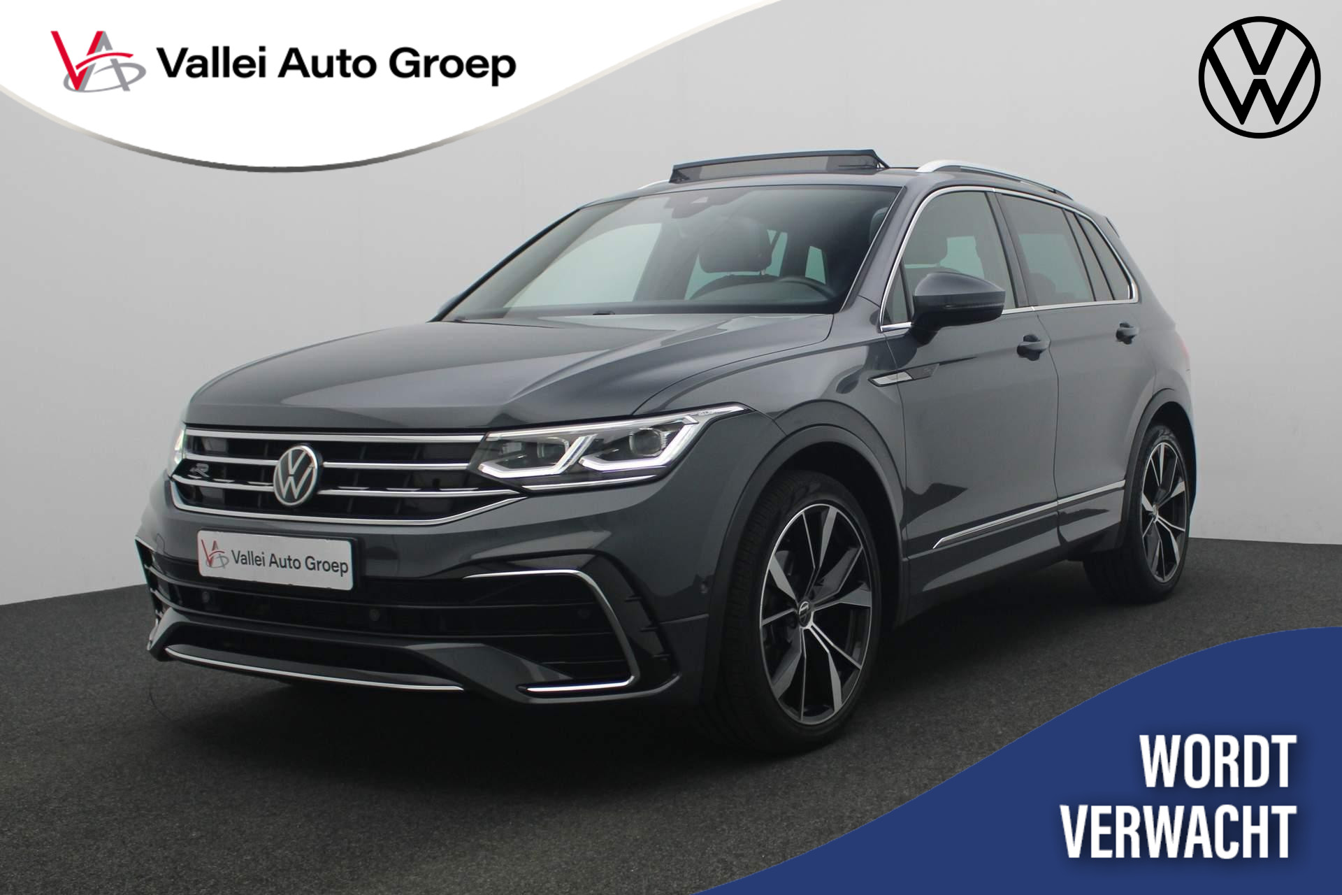 Volkswagen Tiguan 1.5 TSI 150PK DSG R-Line Business+ | Pano | Trekhaak | Leer | Elektr. memory stoelen | 20 inch | IQ Light | Keyless | Navi | Camera | ACC