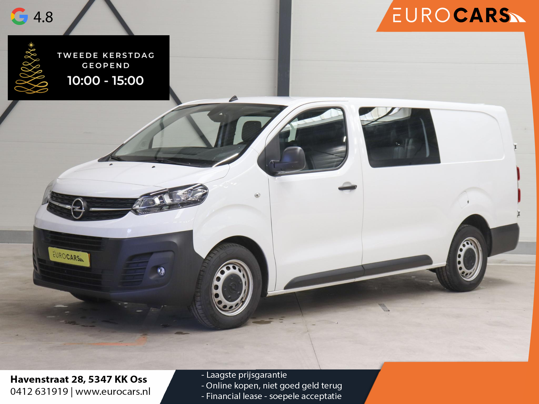 Opel Vivaro 2.0 CDTI 144pk L3H1 Dubbele Cabine Automaat 6p | Navigatie | Apple Carplay/Android Auto | Cruise Control | Trekhaak | Parkeer sensoren #