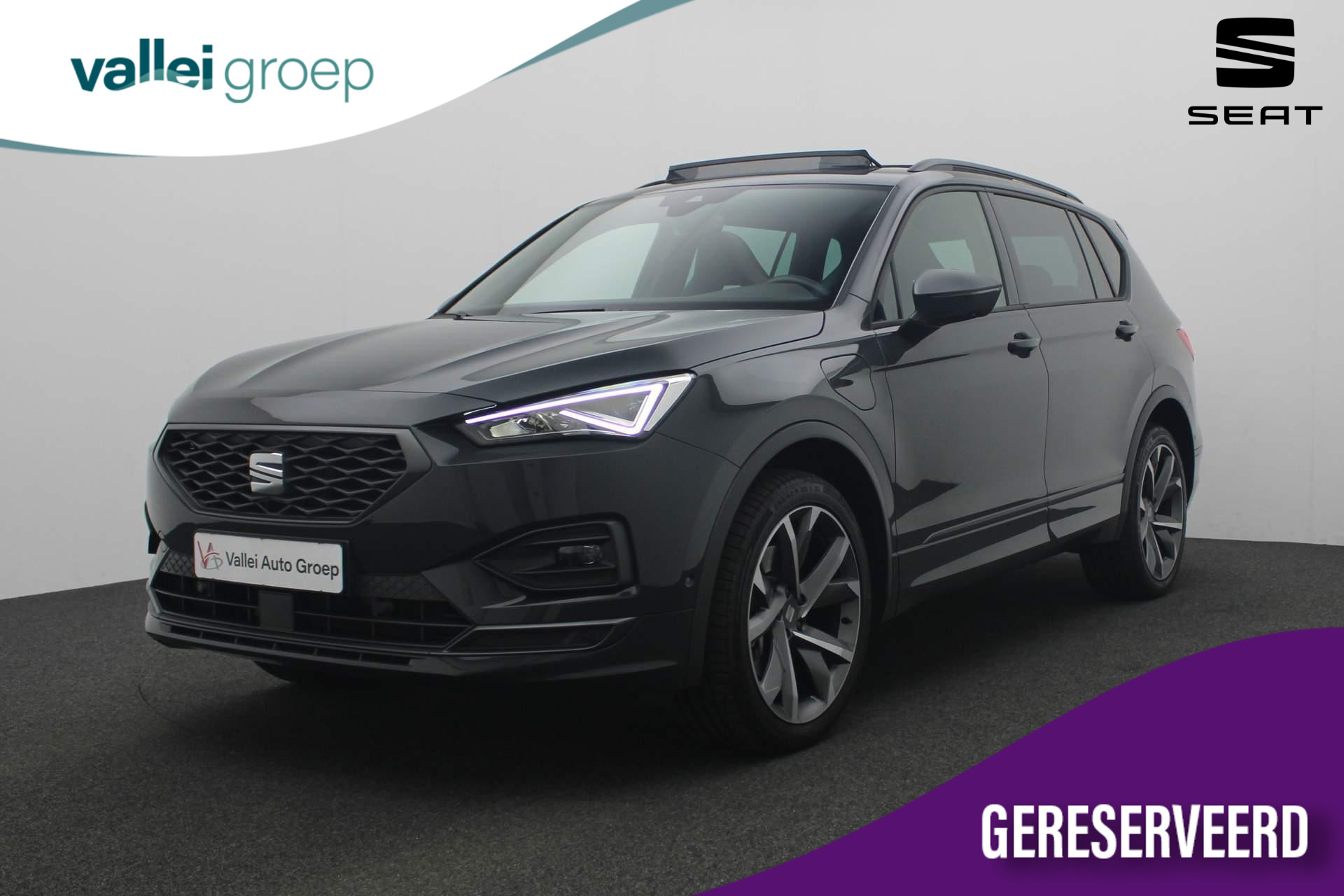 SEAT Tarraco 1.4 TSI 245PK DSG e-Hybrid PHEV FR Business | Pano | Trekhaak | Adaptief onderstel | Geheugenstoel | Stoelverwarming voor/achter | Camera | ACC | Navi