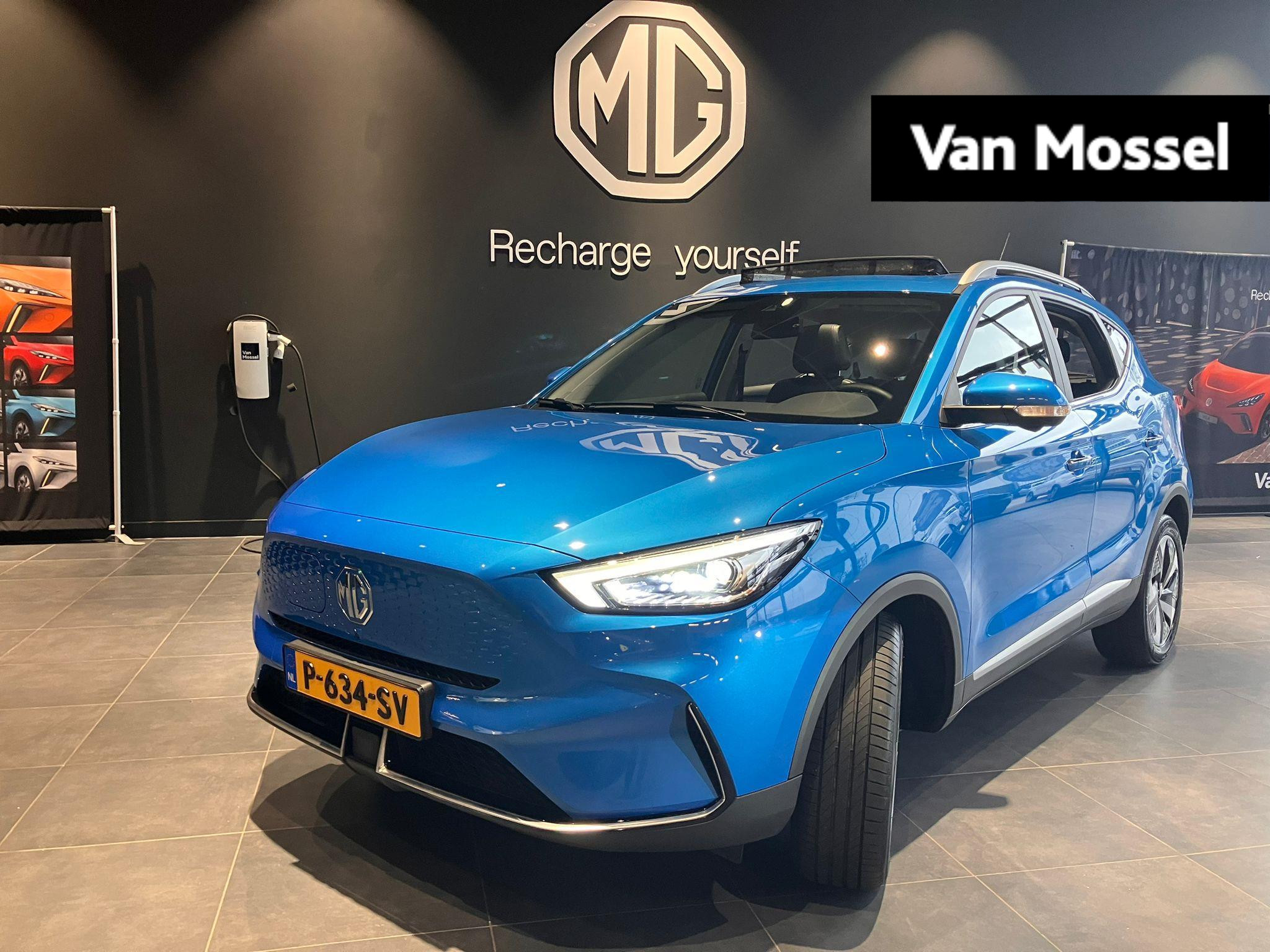 MG ZS-EV Standard Range Luxury 50 kWh | 1e-Eigenaar | Panoramadak | Leder | Navi | 360 Camera | Led Koplampen |