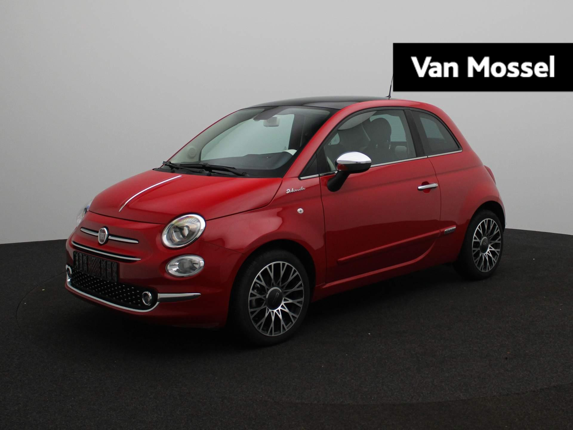 Fiat 500 1.0 Hybrid Dolcevita | Panoramadak | Apple CarPlay | Climate Control | Parkeersensoren | 16'' Velgen |