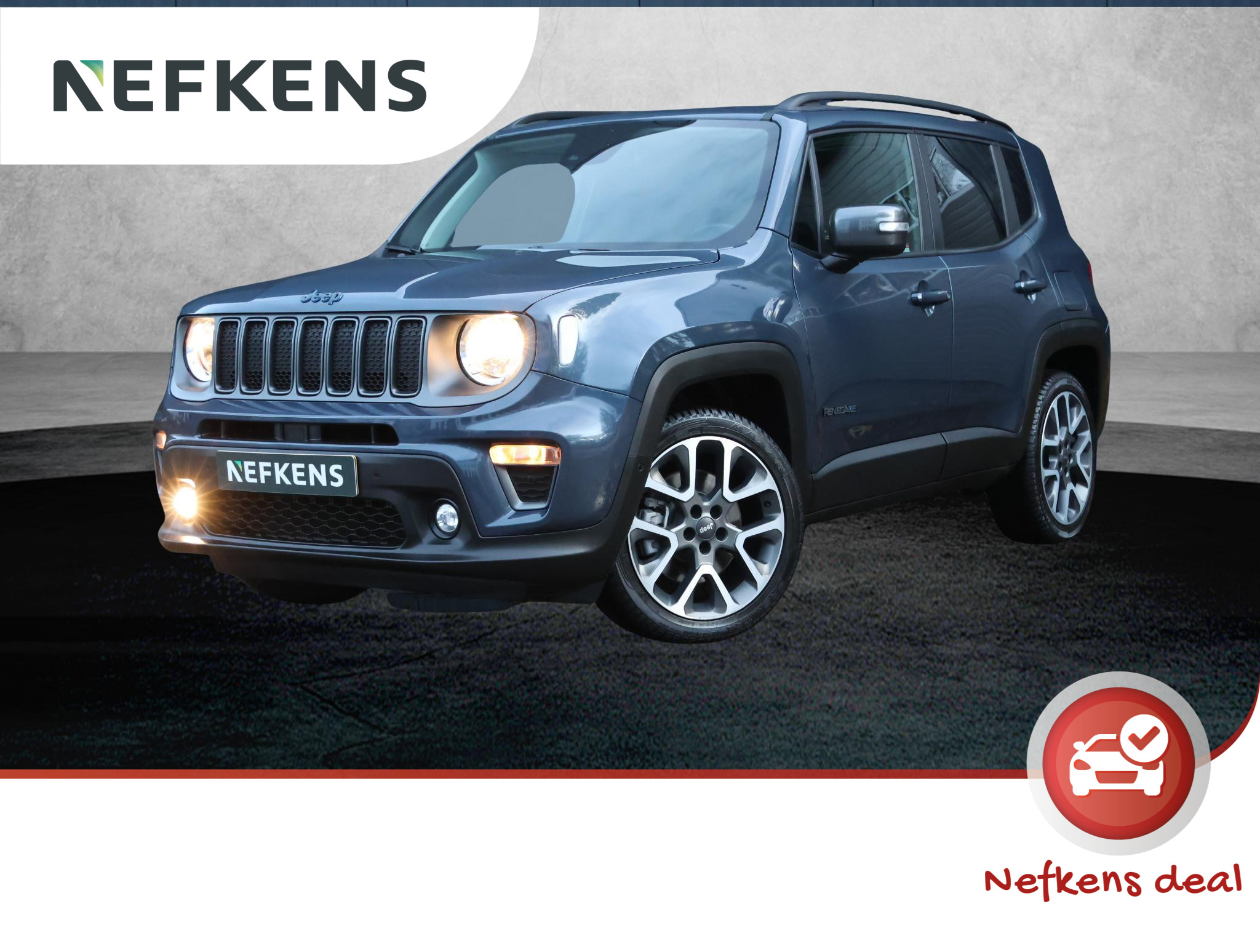 Jeep Renegade 4xe 240pk Plug-in Hybrid Electric S (1ste eig./Camera/Climate/Adapt.Cruise/FULL LED/UNIEK!!)