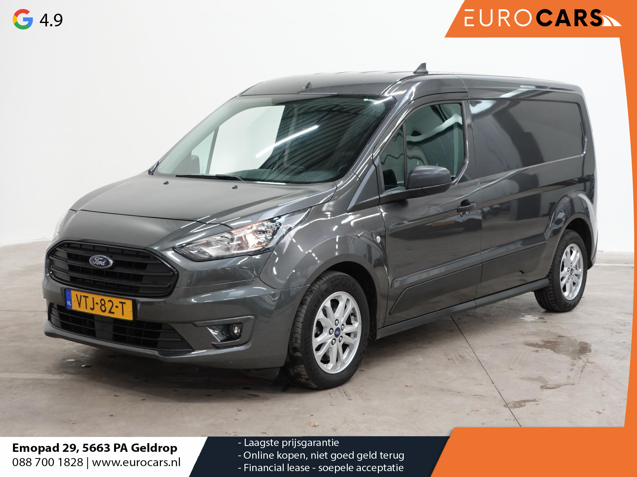 Ford Transit Connect 100pk L2 Trend Airco Navi Trekhaak Cruise