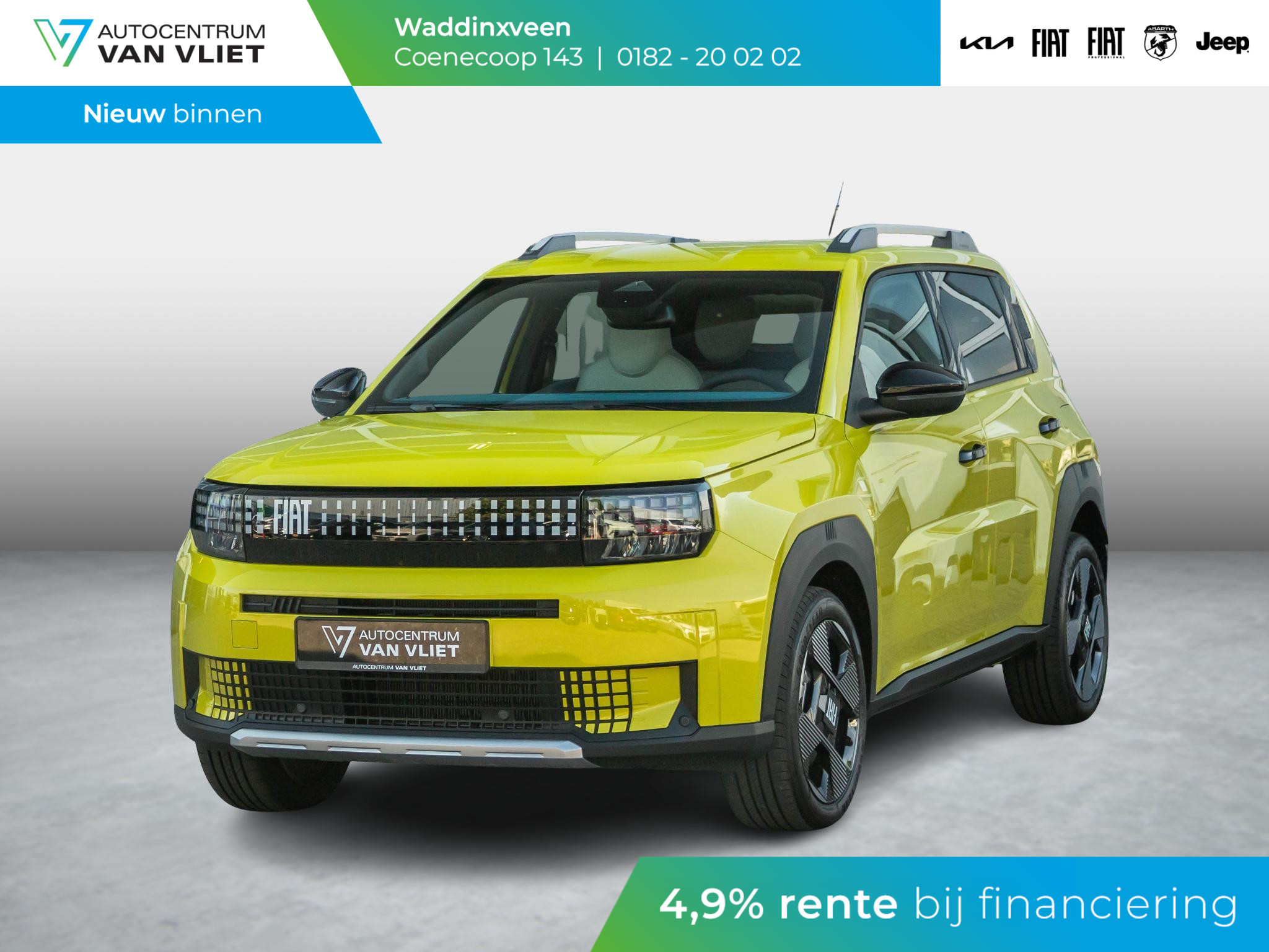 Fiat Panda Grande La Prima 44 kWh | Nu in onze showroom !!