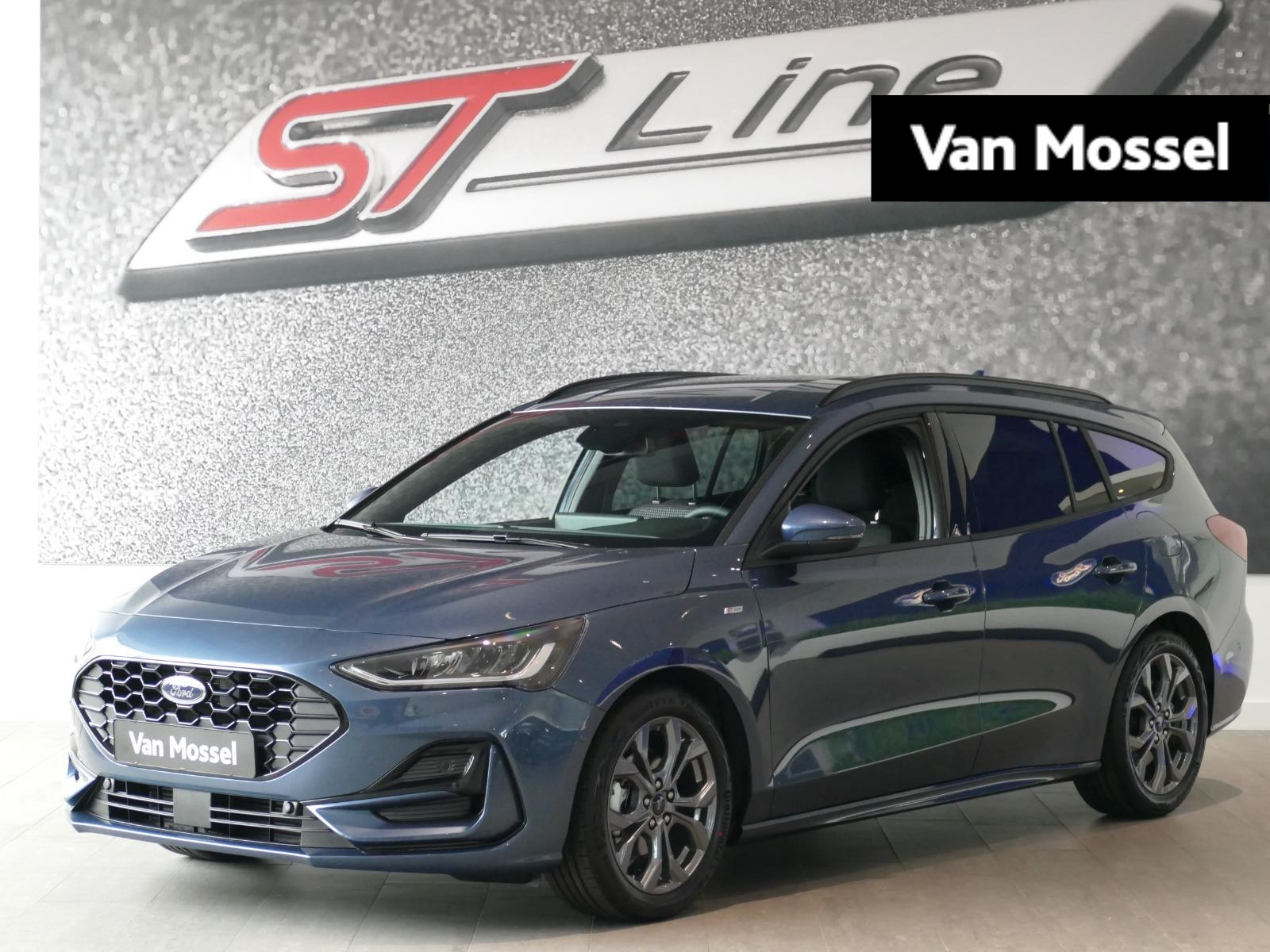Ford Focus Wagon 1.0 EcoBoost Hybrid ST Line | AUTOMAAT | 155 PK! | €1.500,00 FORD VOORDEEL | WINTER PACK | DRIVER ASSISSTANCE PACK | CHROME BLUE |