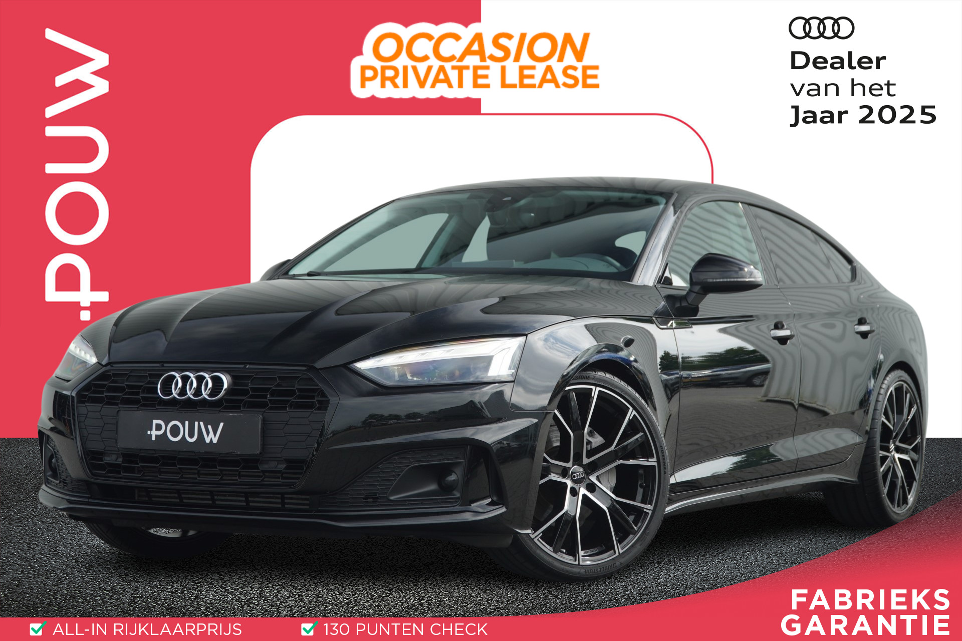 Audi A5 Sportback 40 TFSI 204pk S-tronic Advanced Edition | 20" Velgen | Sportstoelen | Navigatie